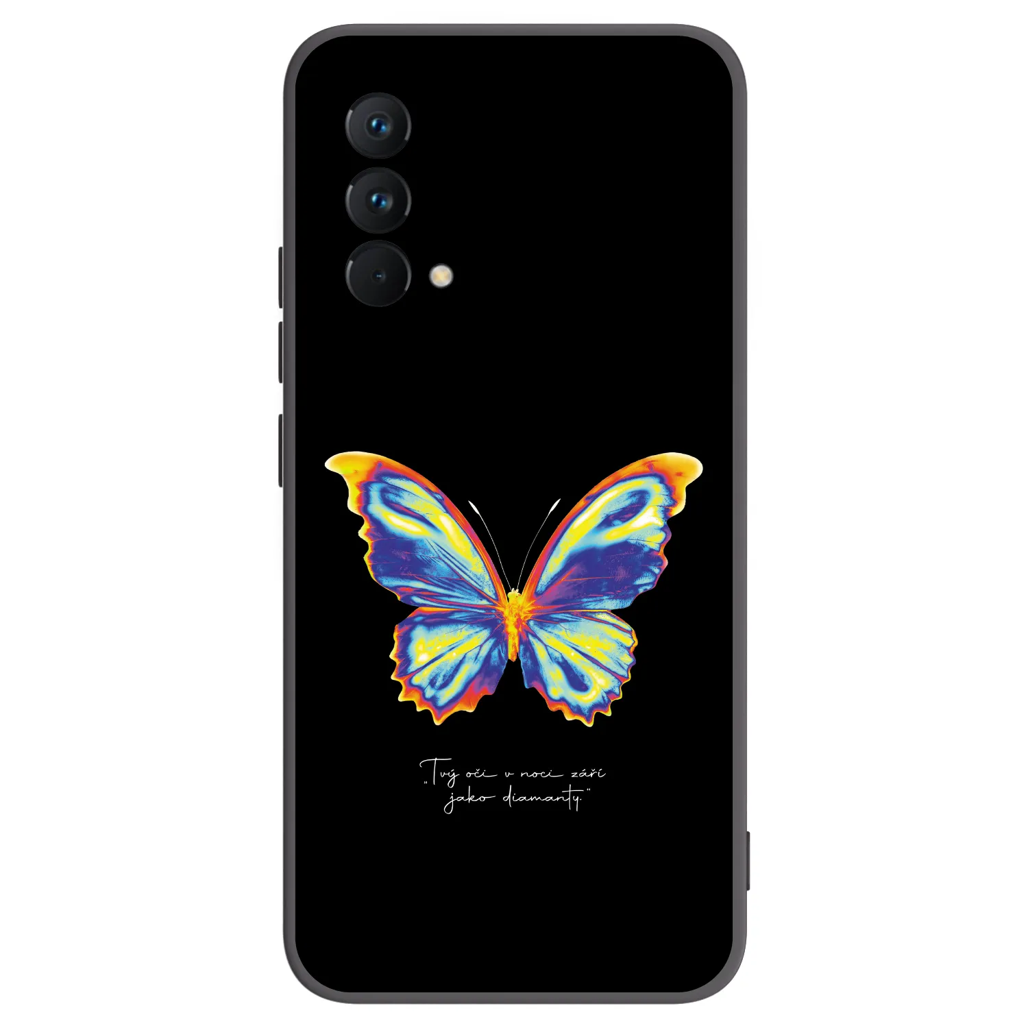 Picasee silikonový černý obal pro Realme GT Master Edition 5G - Diamanty Black