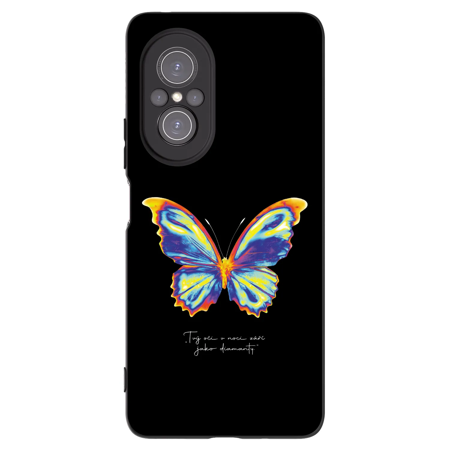 Picasee silikonový černý obal pro Huawei Nova 9 SE - Diamanty Black