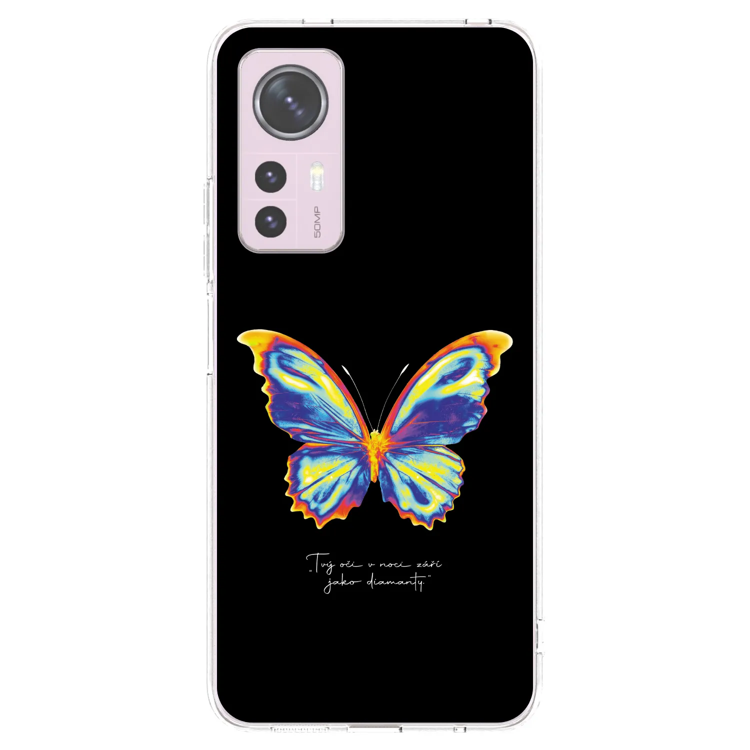 Picasee silikonový průhledný obal pro Xiaomi 12 - Diamanty Black