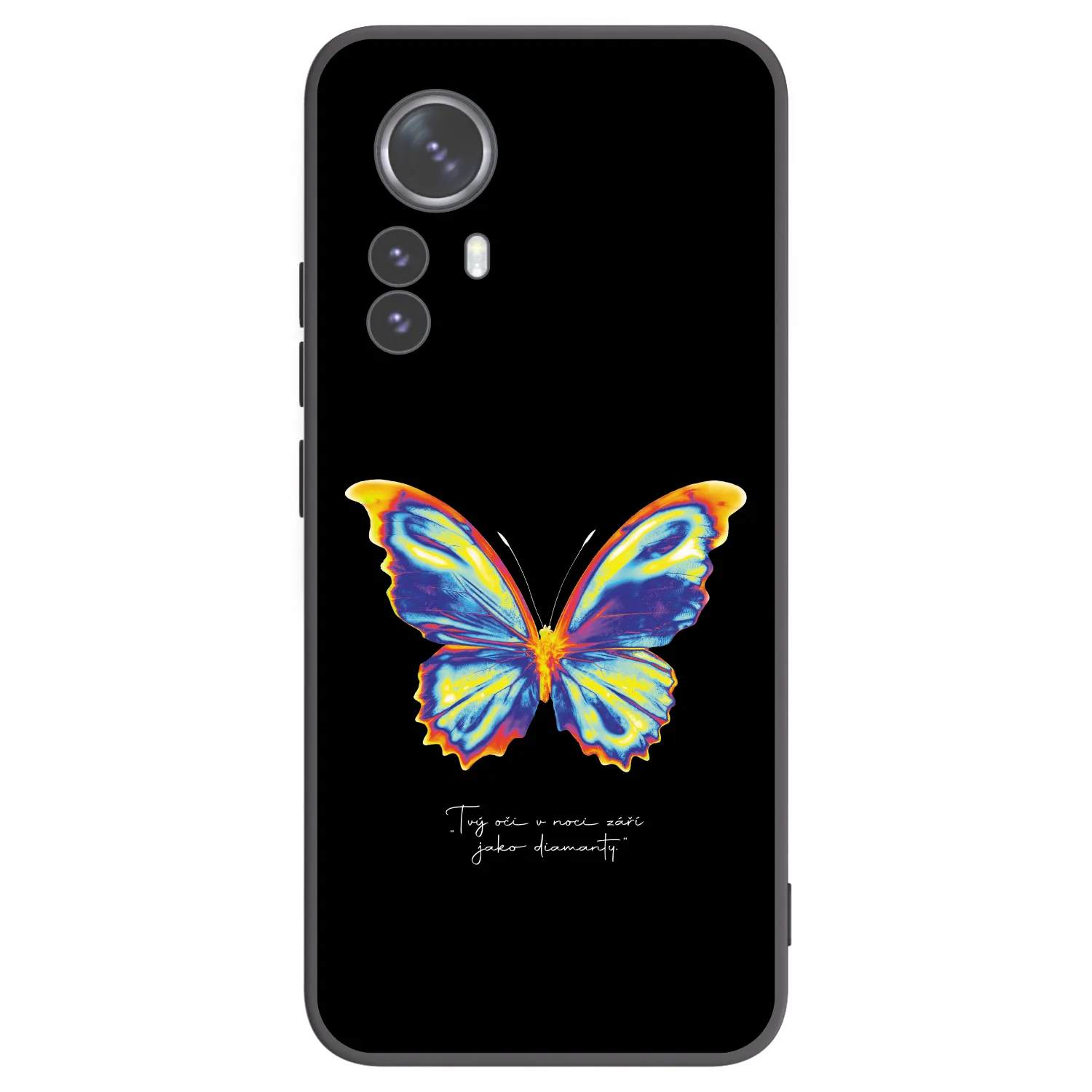 Picasee silikonový černý obal pro Xiaomi 12 Pro - Diamanty Black