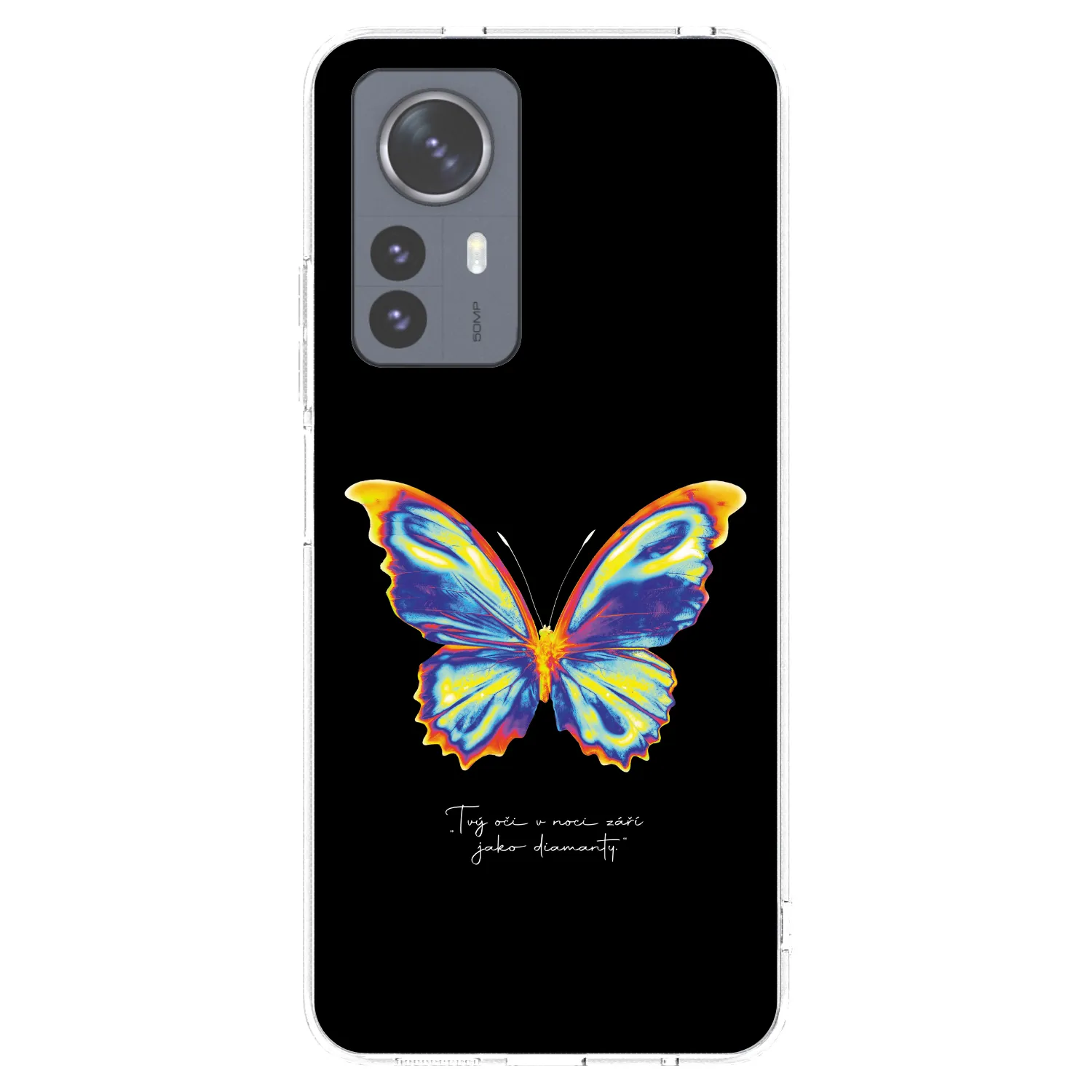 Picasee silikonový průhledný obal pro Xiaomi 12 Pro - Diamanty Black