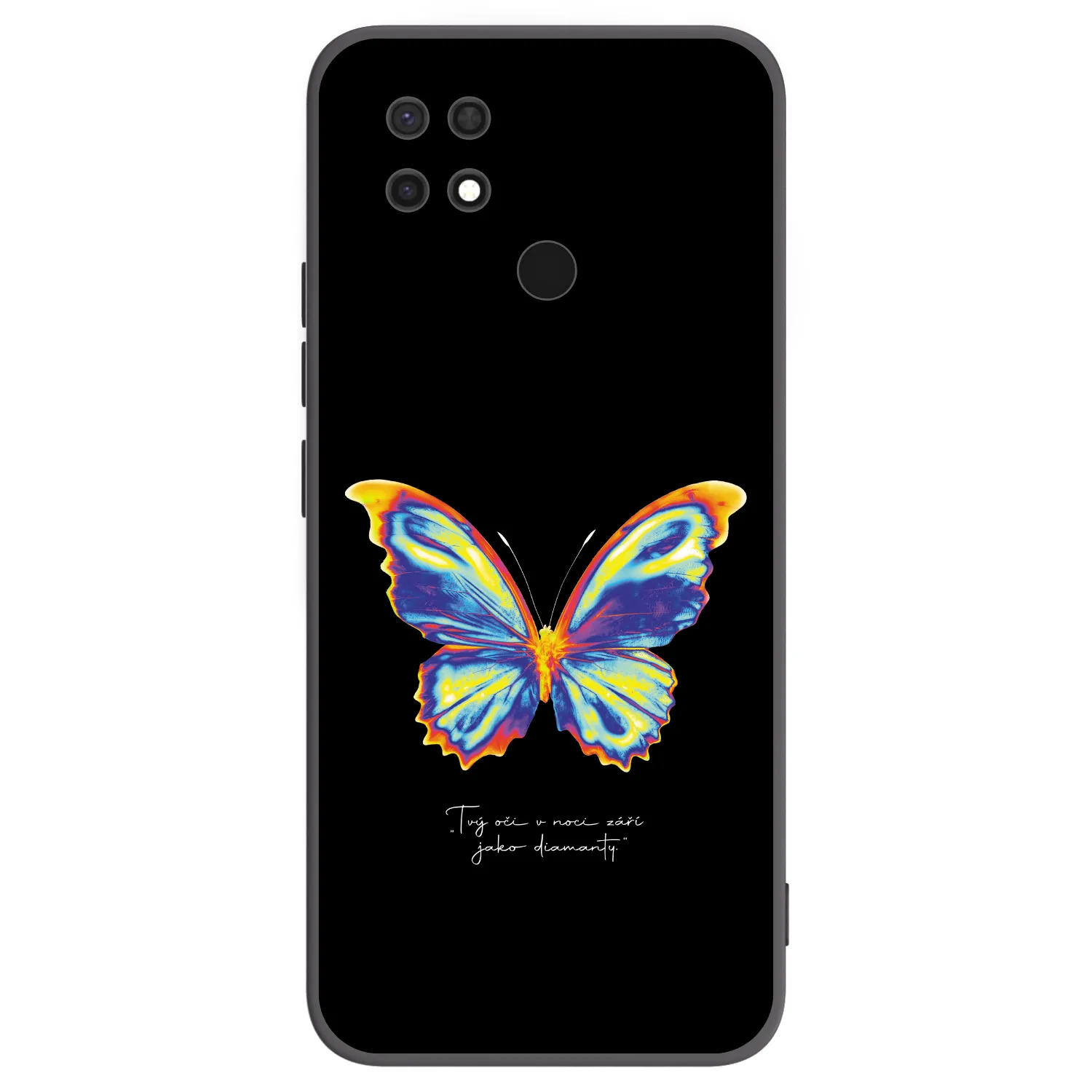 Picasee silikonový černý obal pro Xiaomi Redmi 10C - Diamanty Black
