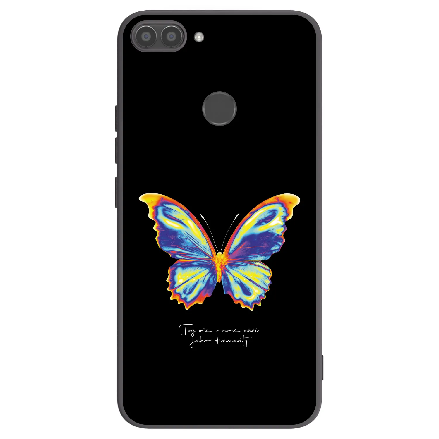 Picasee silikonový černý obal pro Huawei P Smart - Diamanty Black