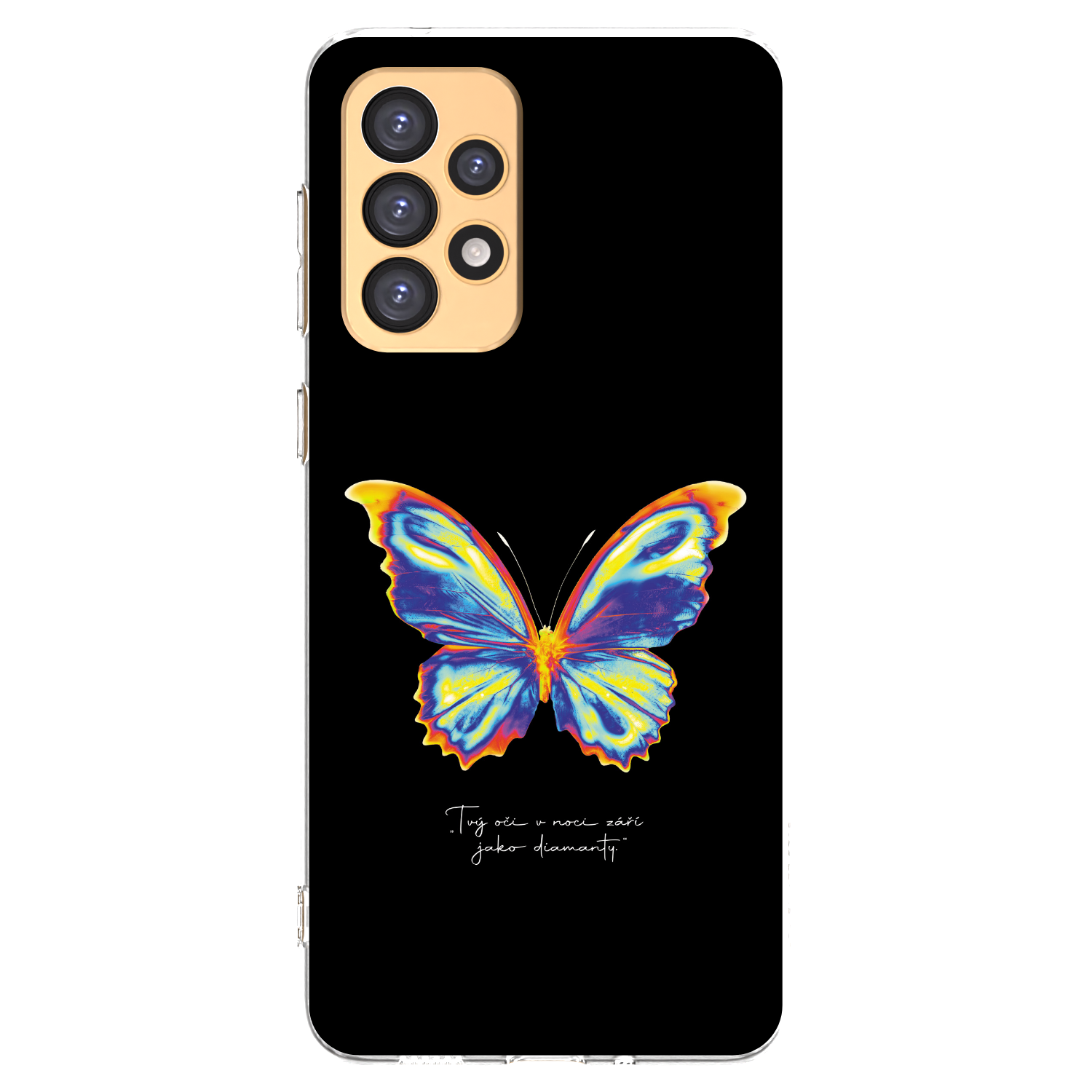 Picasee silikonový průhledný obal pro Samsung Galaxy A33 5G A336 - Diamanty Black