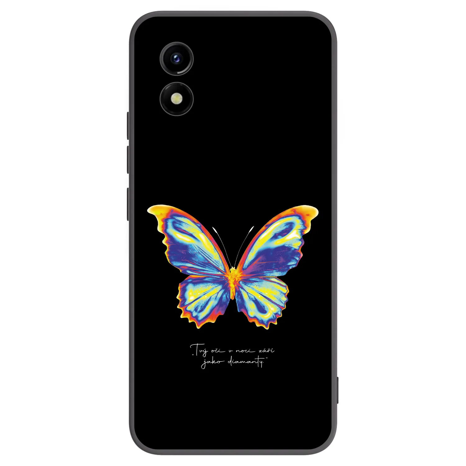 Picasee silikonový černý obal pro Vivo Y01 - Diamanty Black