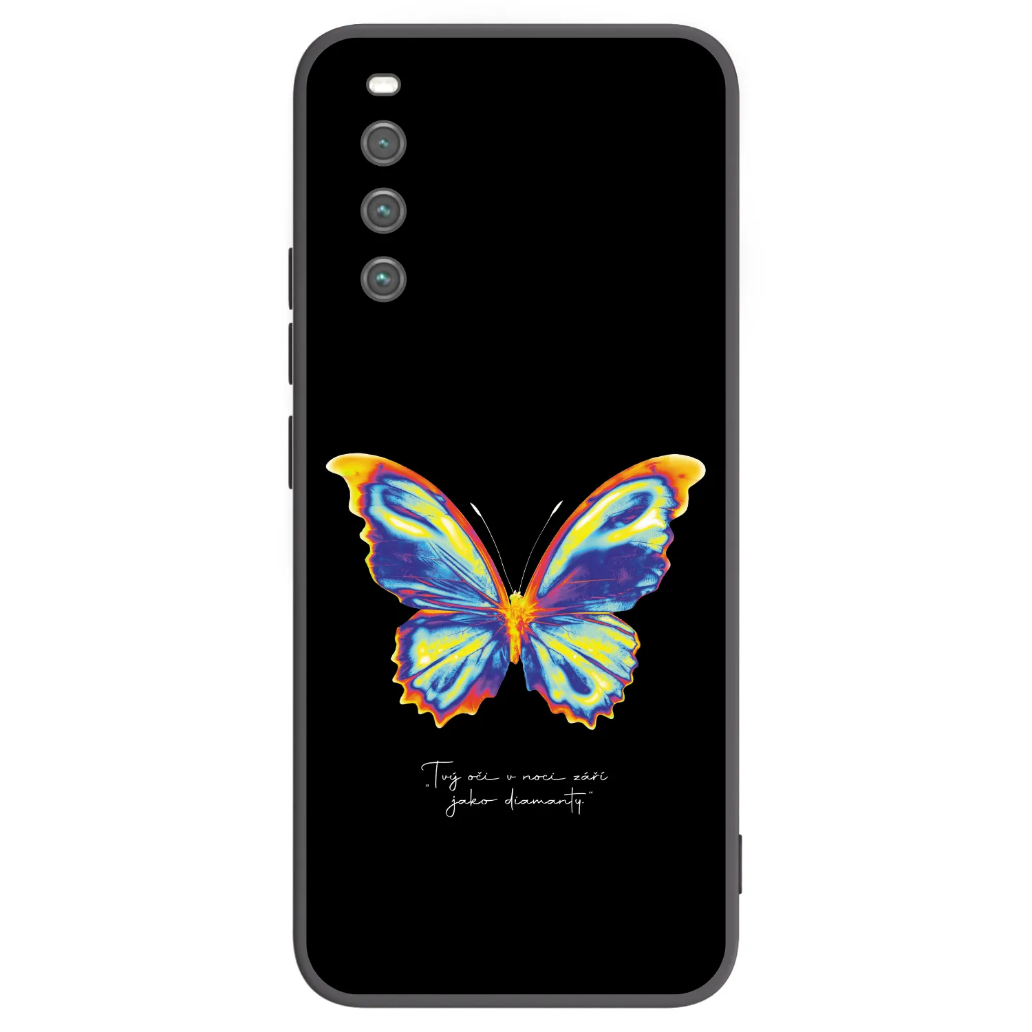 Picasee silikonový černý obal pro Sony Xperia 10 IV 5G - Diamanty Black