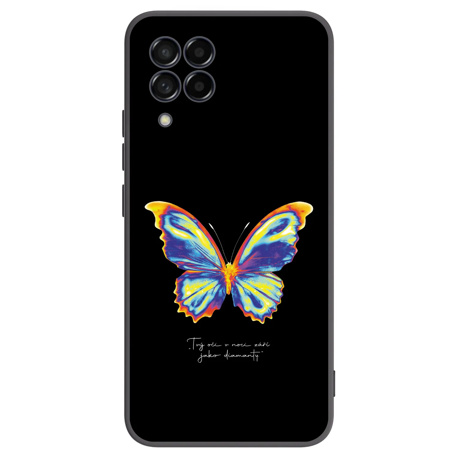 Picasee silikonový černý obal pro Samsung Galaxy M53 5G - Diamanty Black