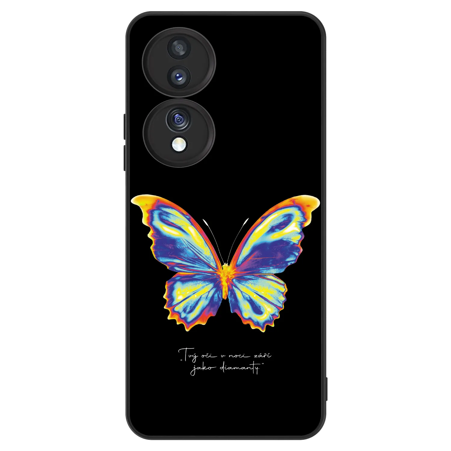 Picasee ULTIMATE CASE pro Honor 70 - Diamanty Black
