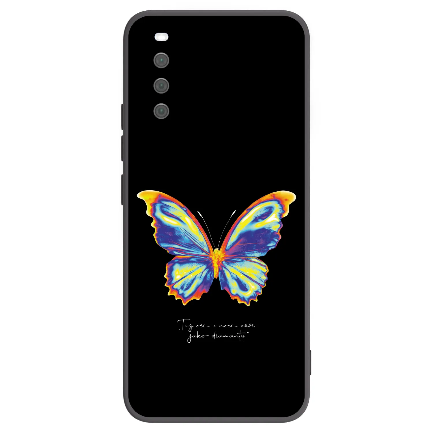 Picasee silikonový černý obal pro Sony Xperia 10 III - Diamanty Black