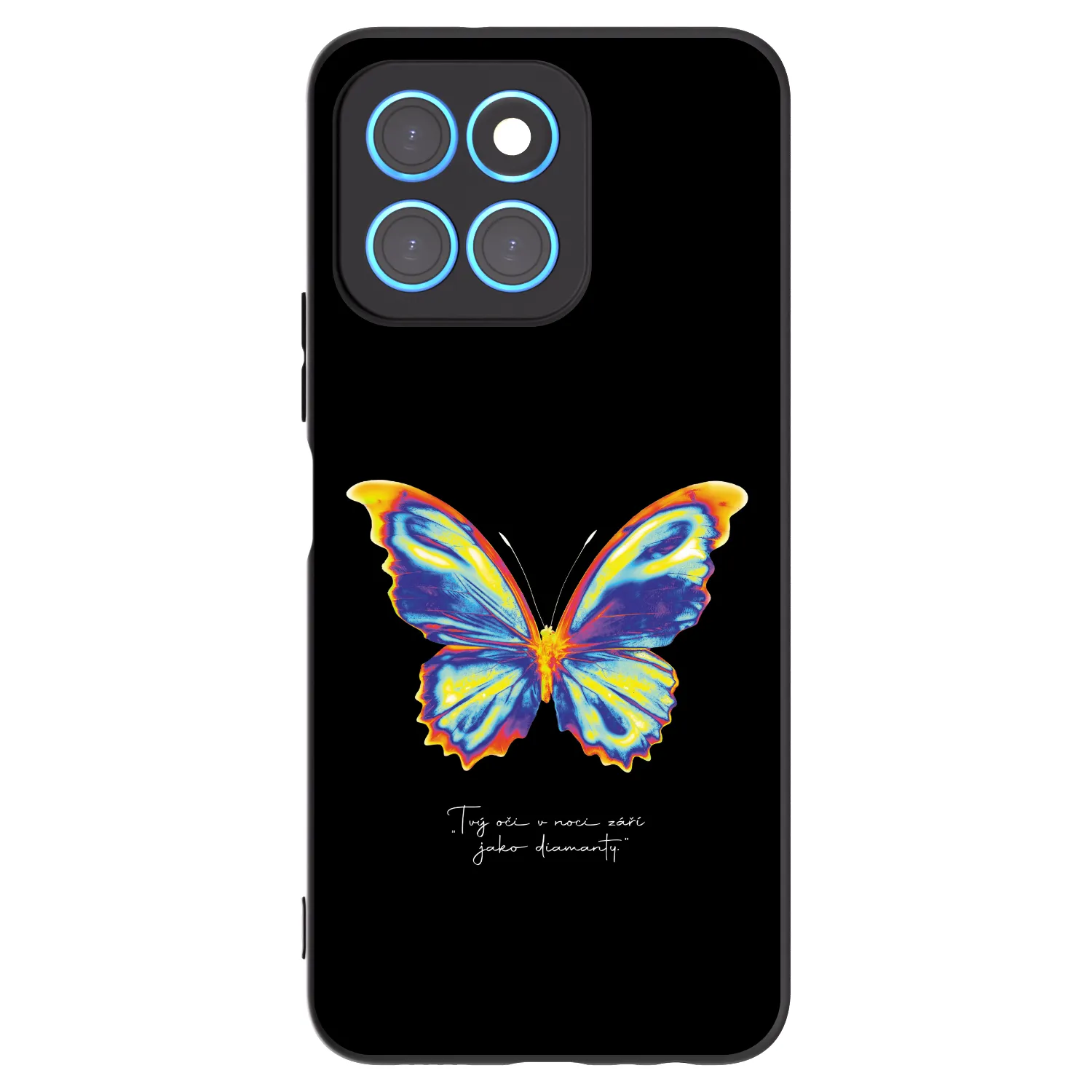 Picasee silikonový černý obal pro Honor X6 - Diamanty Black