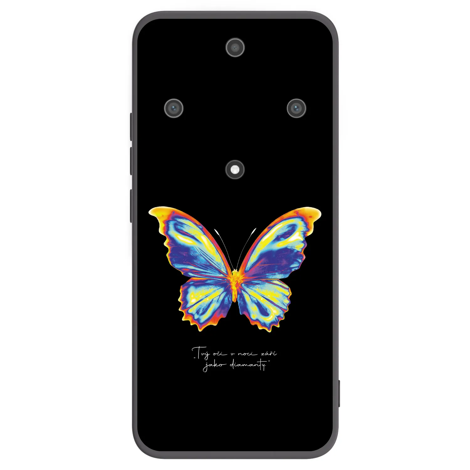 Picasee silikonový černý obal pro Honor Magic5 Lite 5G - Diamanty Black