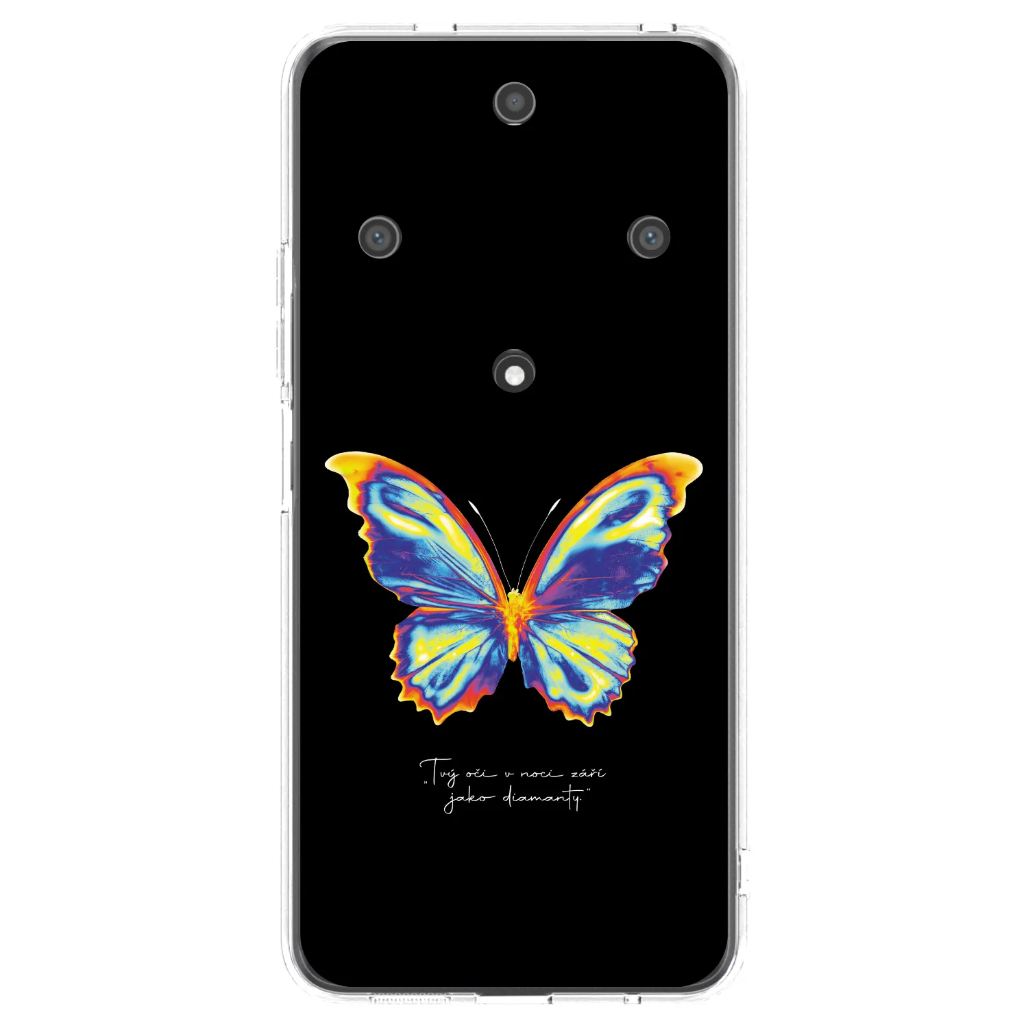 Picasee silikonový průhledný obal pro Honor Magic5 Lite 5G - Diamanty Black