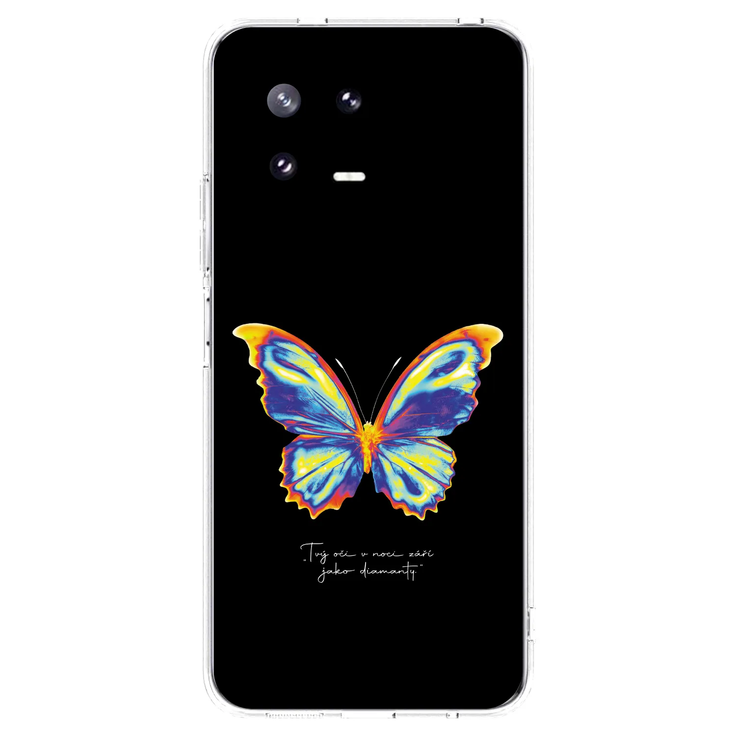 Picasee silikonový průhledný obal pro Xiaomi 13 Pro - Diamanty Black