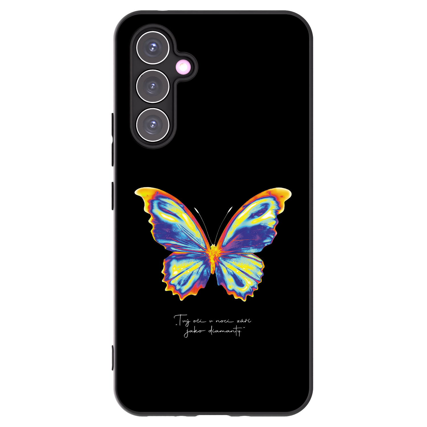 Picasee silikonový černý obal pro Samsung Galaxy A54 5G A546B - Diamanty Black