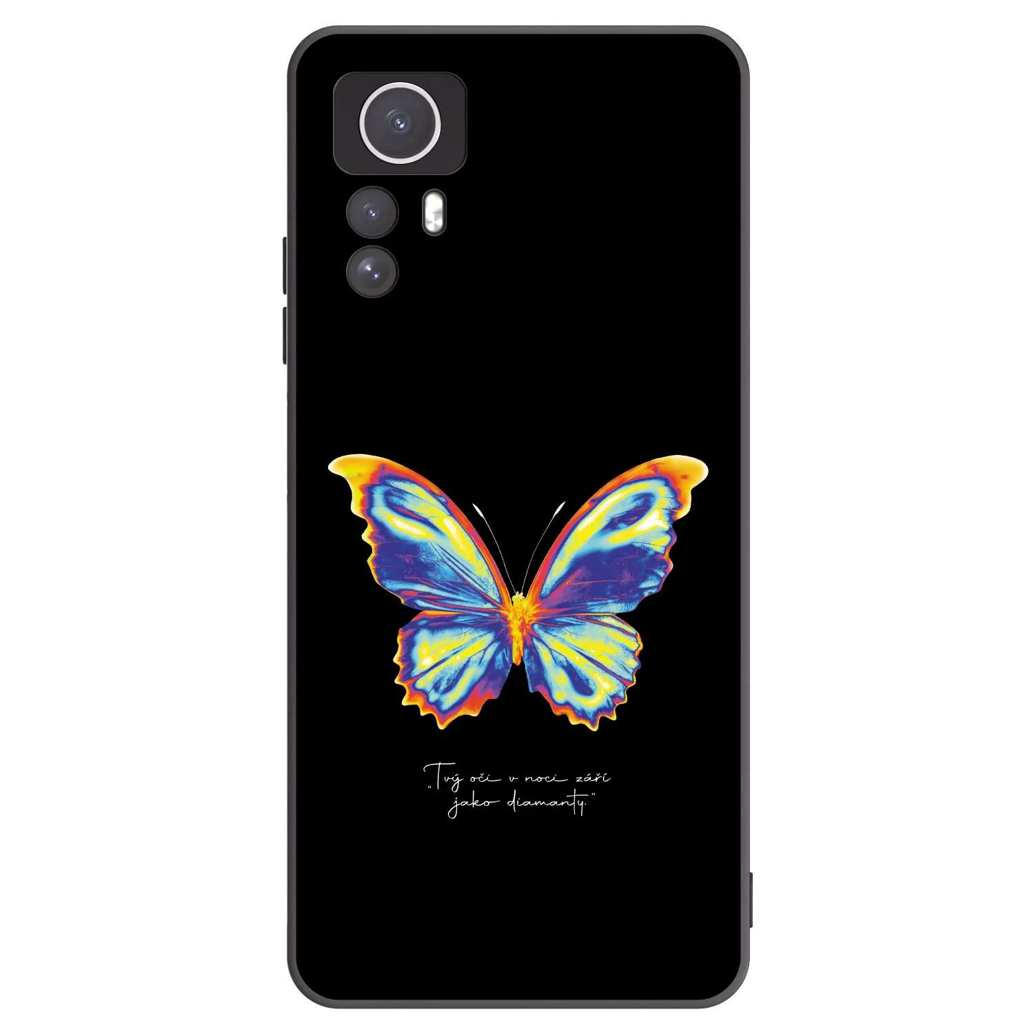 Picasee silikonový černý obal pro Xiaomi Redmi Note 12S - Diamanty Black
