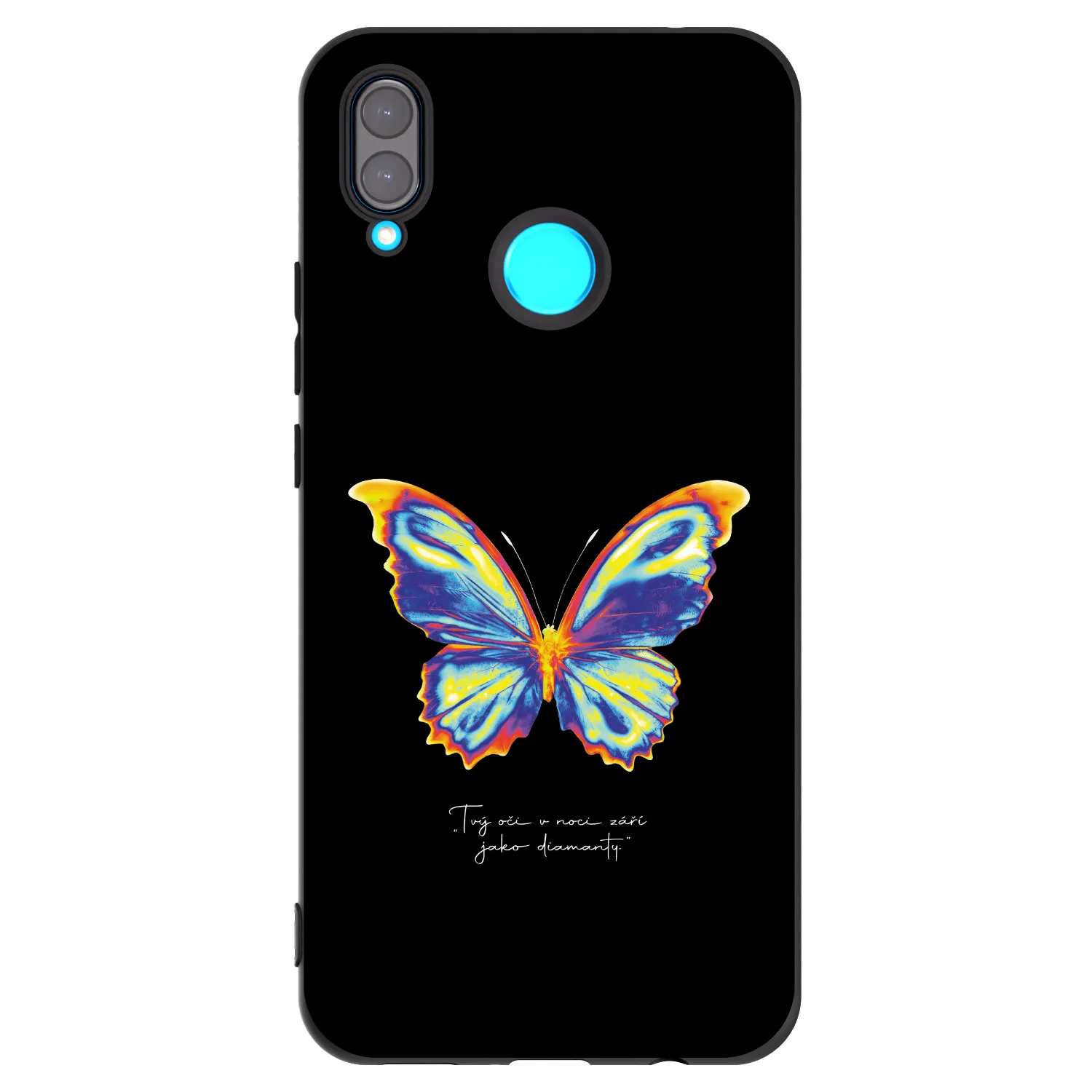 Picasee silikonový černý obal pro Huawei Nova 3 - Diamanty Black