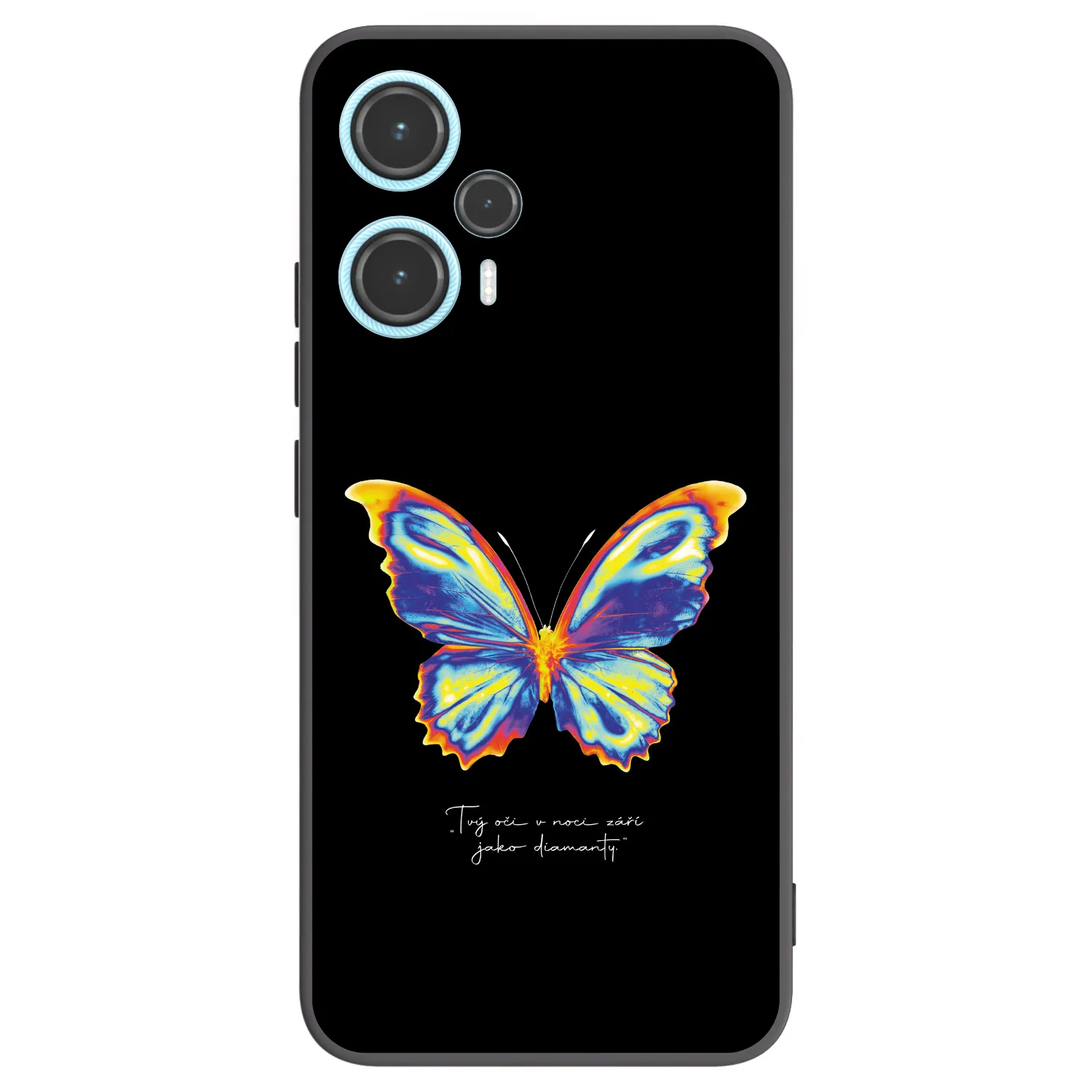 Picasee silikonový černý obal pro Xiaomi Poco F5 - Diamanty Black