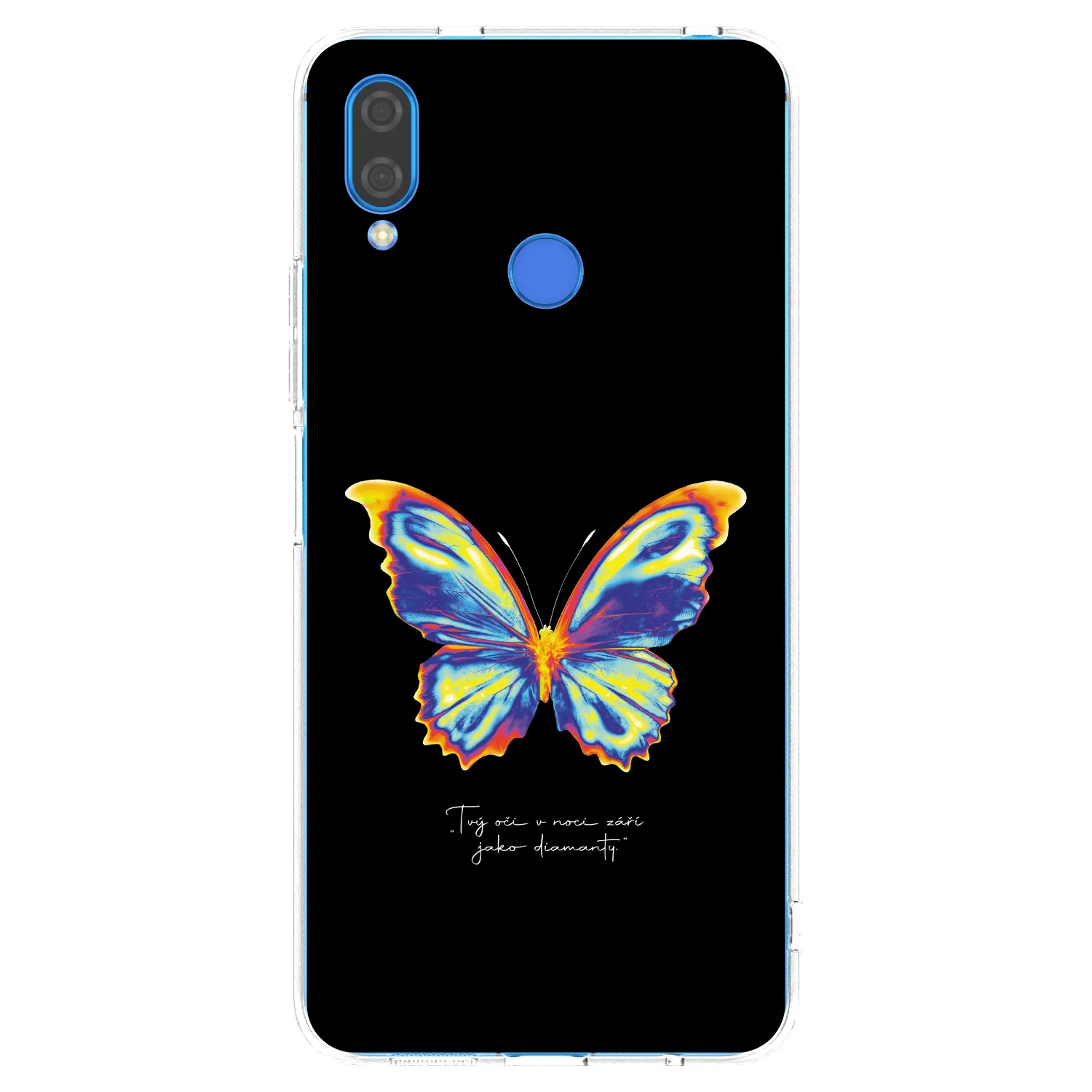 Picasee silikonový průhledný obal pro Huawei Nova 3 - Diamanty Black