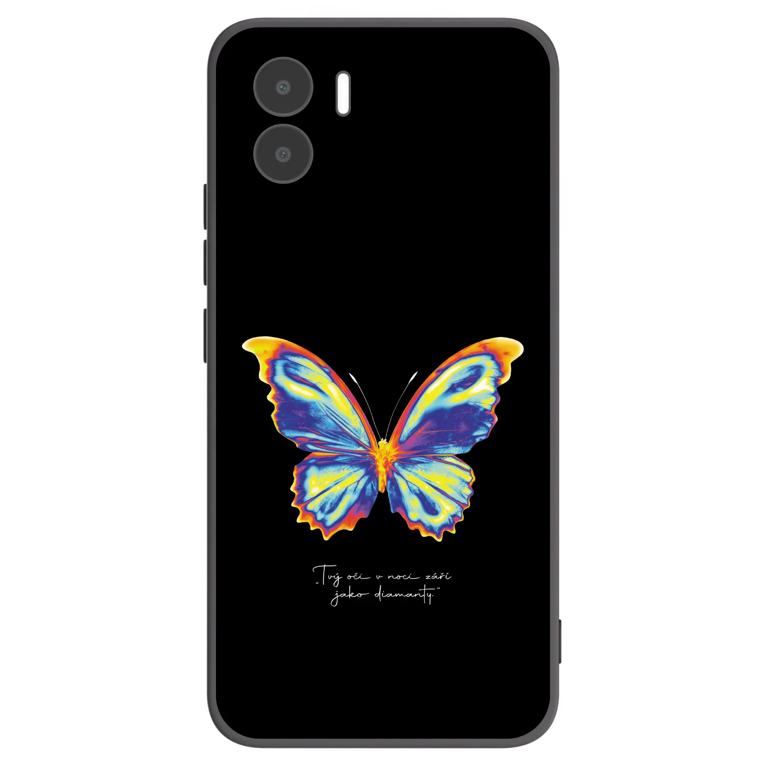 Picasee silikonový černý obal pro Xiaomi Redmi A2 - Diamanty Black