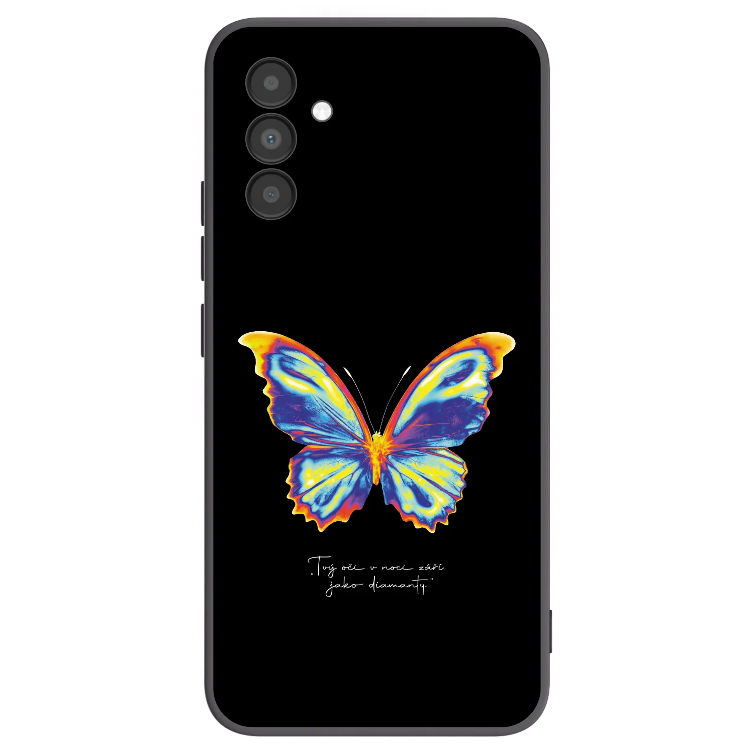 Picasee silikonový černý obal pro Samsung Galaxy A04s A047F - Diamanty Black