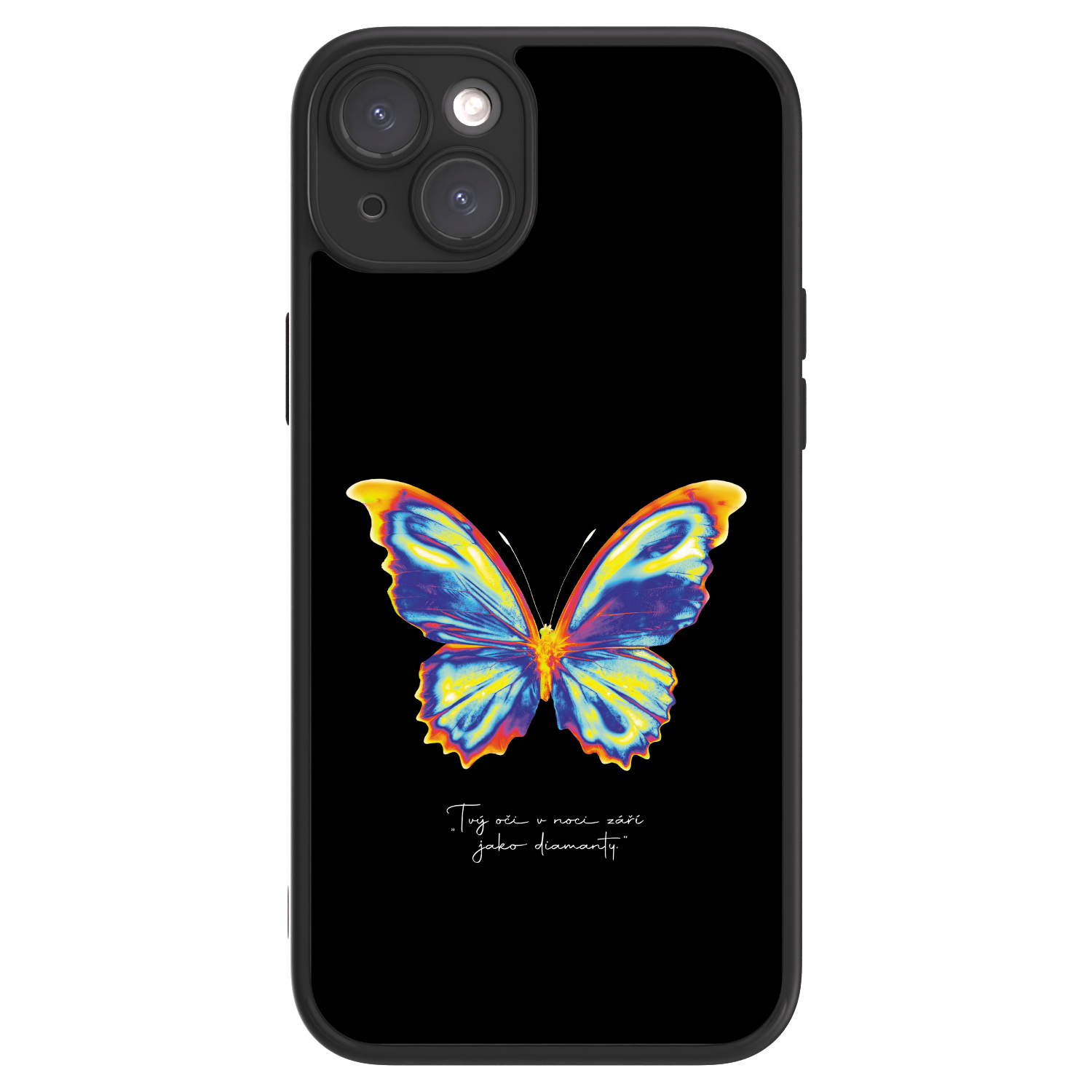 Picasee ULTIMATE CASE pro Apple iPhone 15 Plus - Diamanty Black