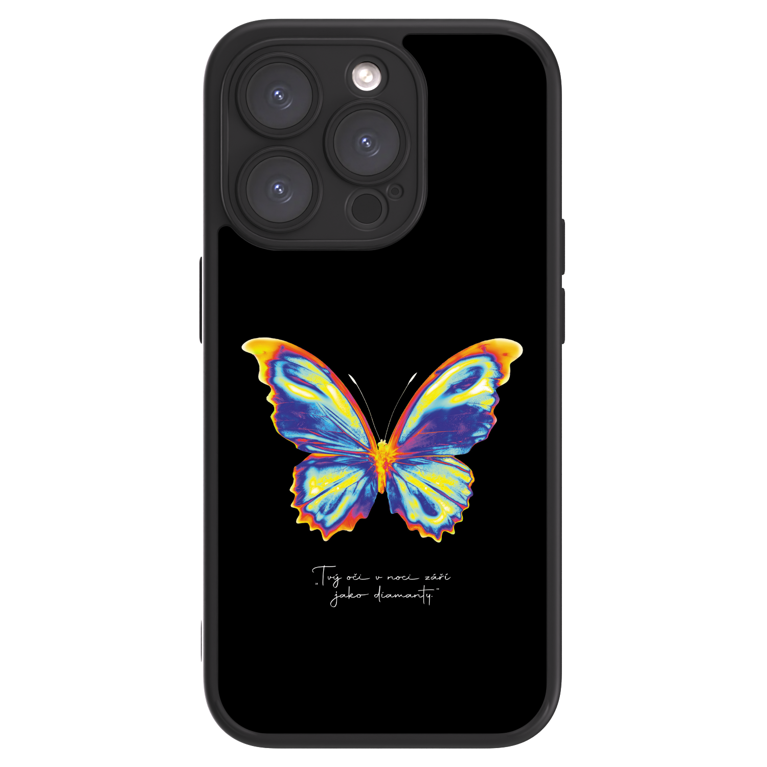 Picasee ULTIMATE CASE pro Apple iPhone 15 Pro - Diamanty Black