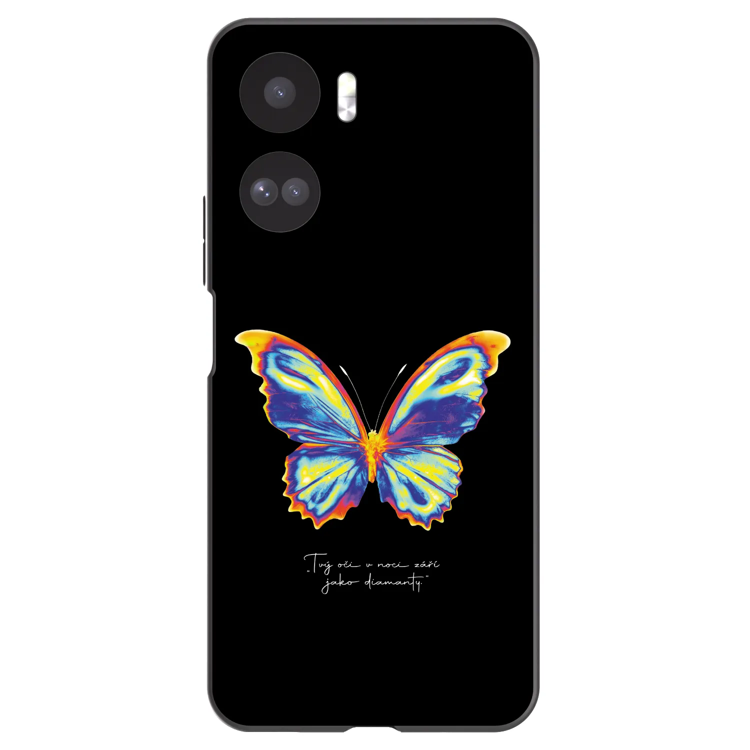 Picasee silikonový černý obal pro Honor 90 Lite 5G - Diamanty Black