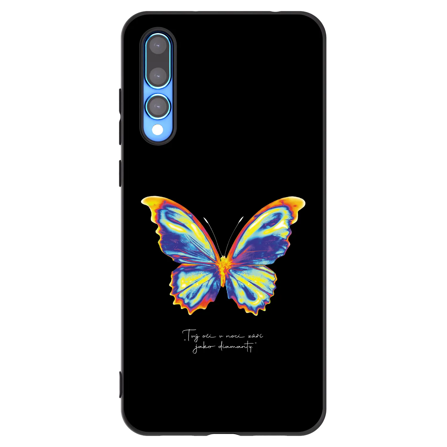 Picasee silikonový černý obal pro Huawei P20 Pro - Diamanty Black