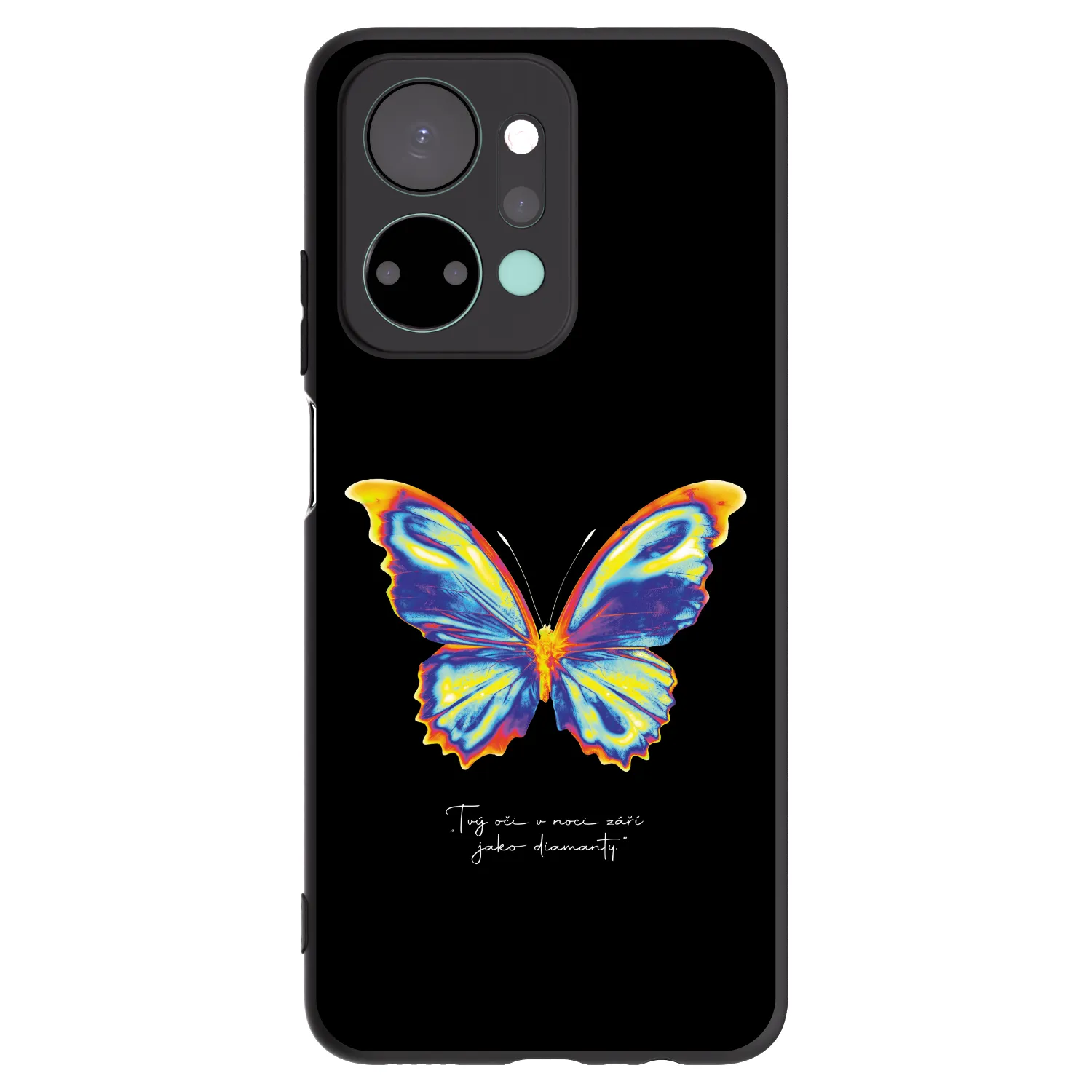 Picasee silikonový černý obal pro Honor X7a - Diamanty Black