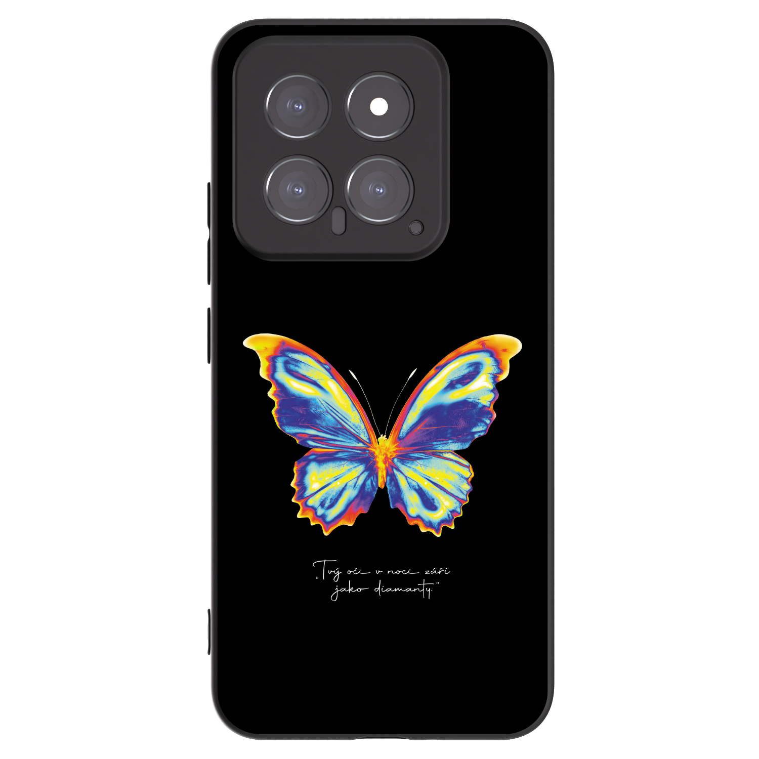 Picasee silikonový černý obal pro Xiaomi 14 - Diamanty Black