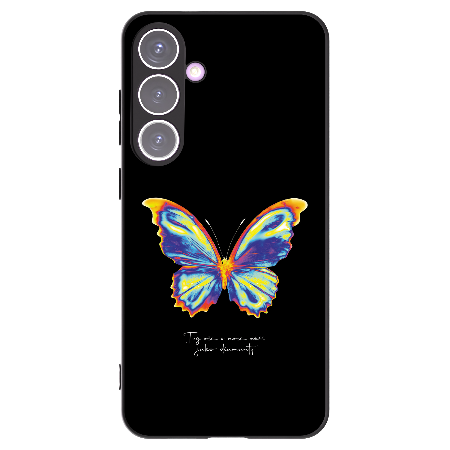 Picasee silikonový černý obal pro Samsung Galaxy S24+ S926B 5G - Diamanty Black