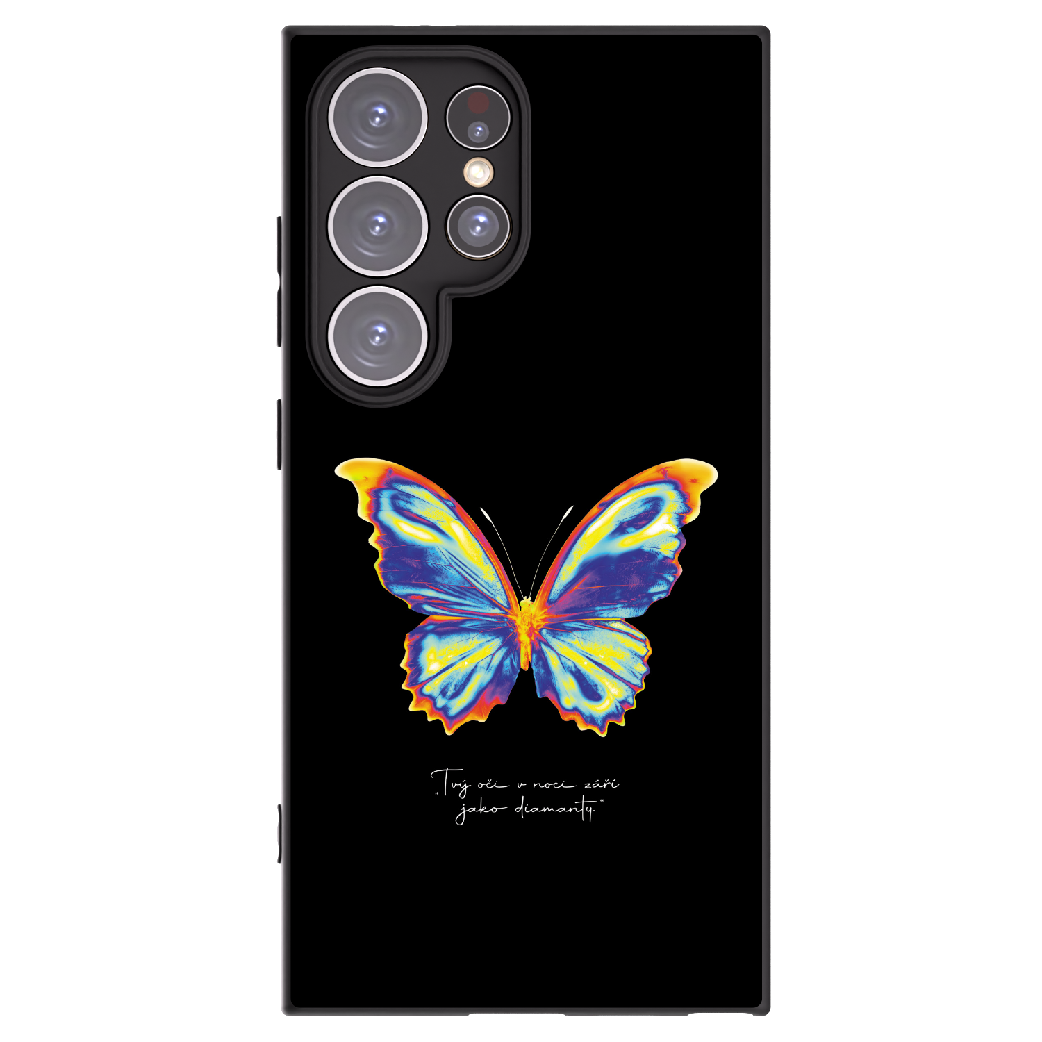 Picasee silikonový černý obal pro Samsung Galaxy S24 Ultra S928B 5G - Diamanty Black