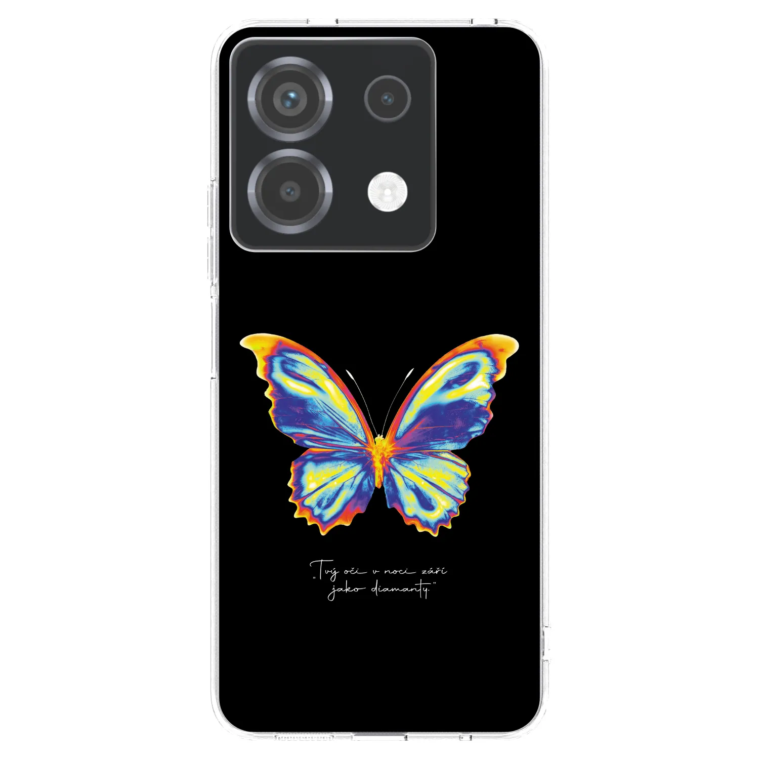 Picasee silikonový průhledný obal pro Xiaomi Poco X6 - Diamanty Black