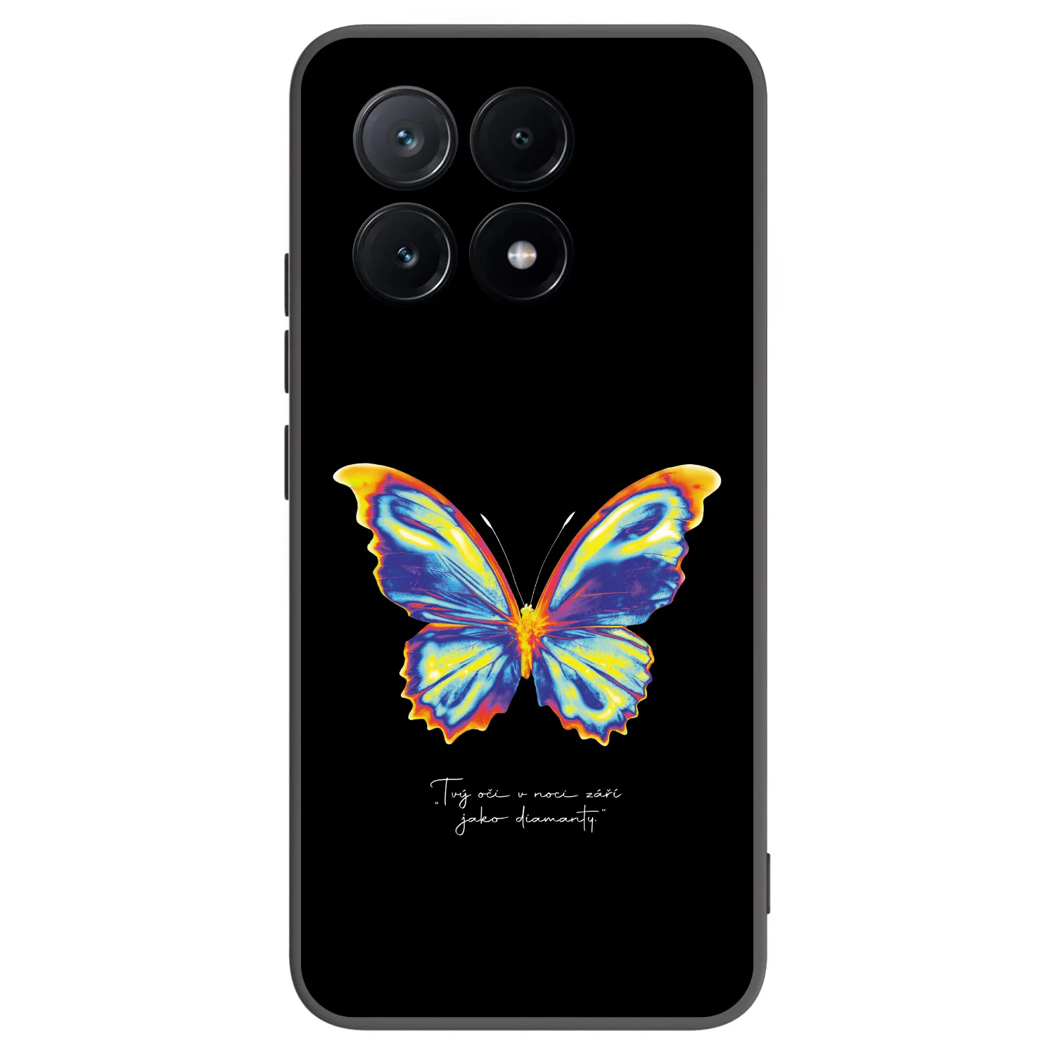 Picasee silikonový černý obal pro Xiaomi Poco X6 Pro - Diamanty Black
