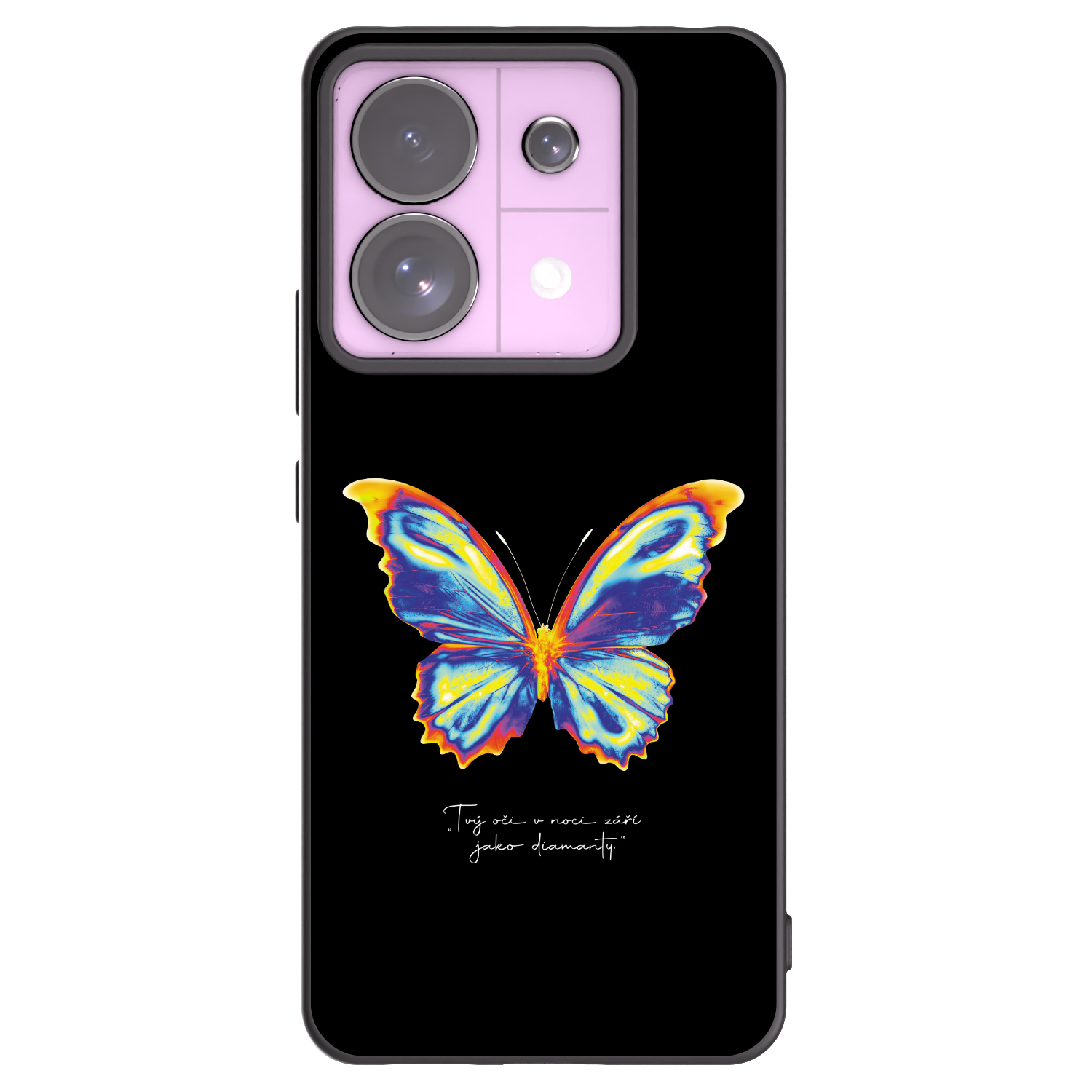 Picasee silikonový černý obal pro Xiaomi Redmi Note 13 Pro 5G - Diamanty Black