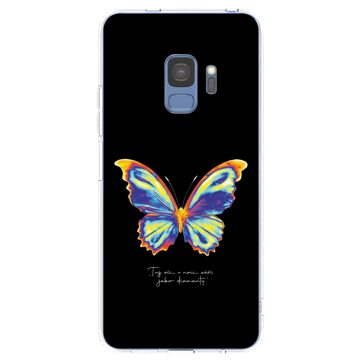Picasee silikonový průhledný obal pro Samsung Galaxy S9 G960F - Diamanty Black