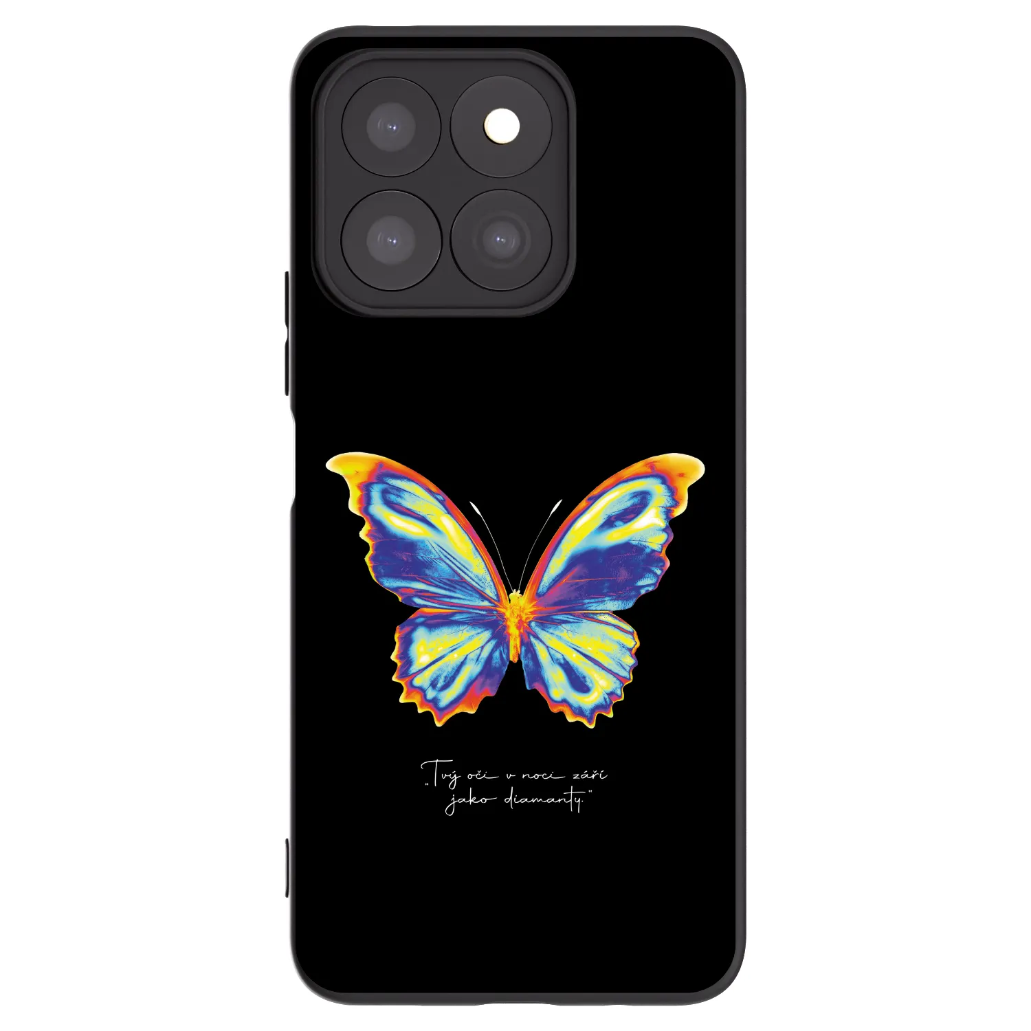 Picasee silikonový černý obal pro Honor X8b - Diamanty Black