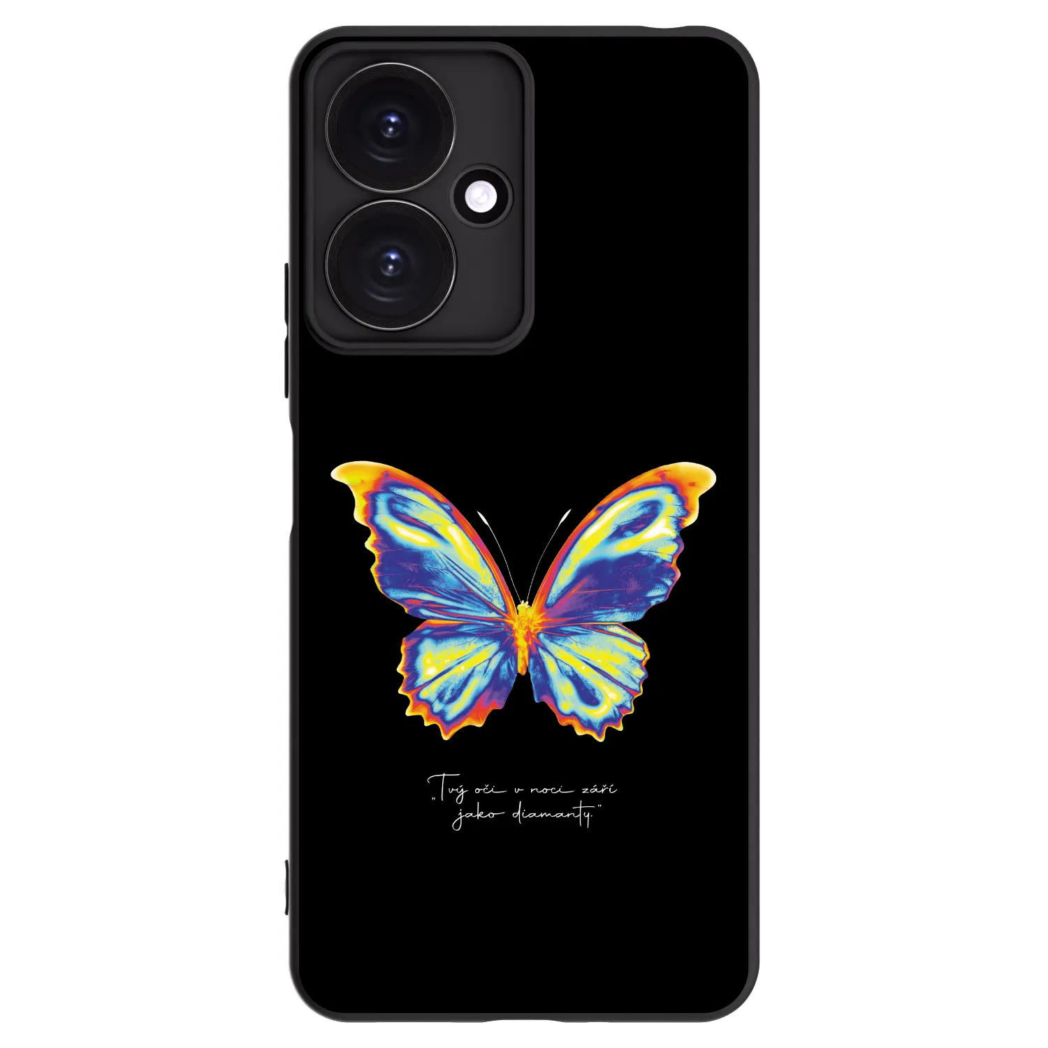 Picasee silikonový černý obal pro Xiaomi Redmi 13C 5G - Diamanty Black