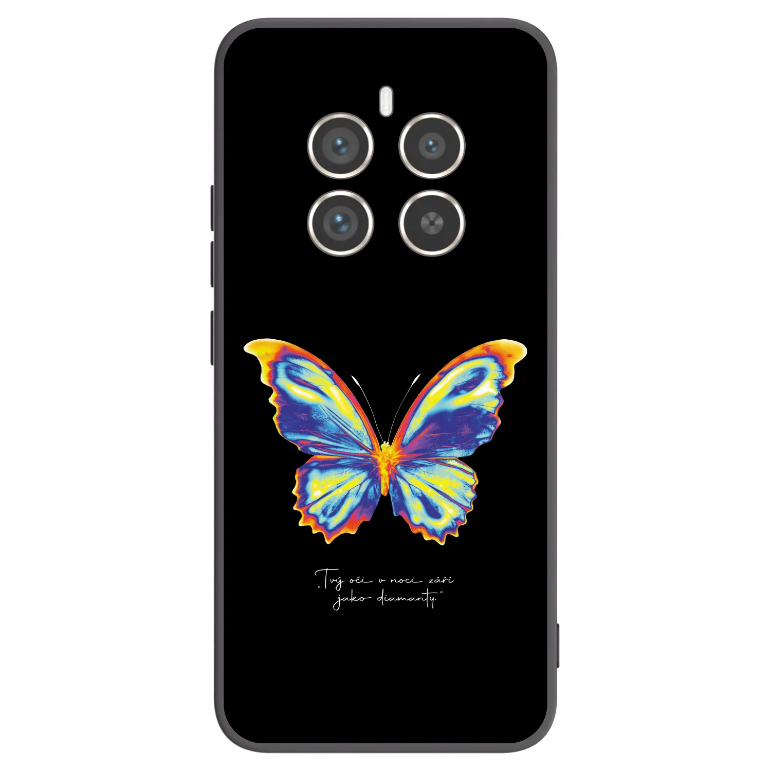 Picasee silikonový černý obal pro Realme 12 Pro 5G - Diamanty Black