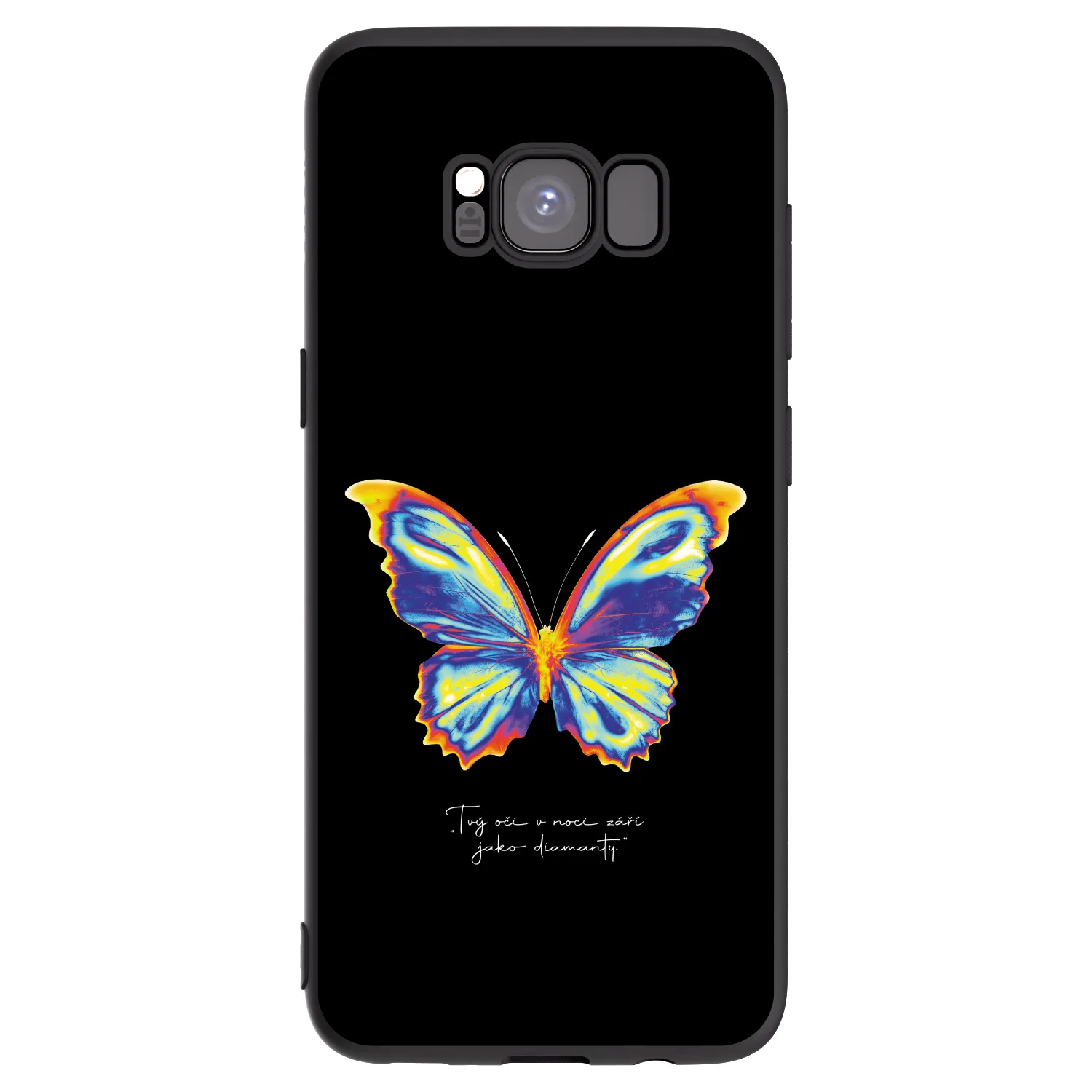 Picasee silikonový černý obal pro Samsung Galaxy S8 G950F - Diamanty Black