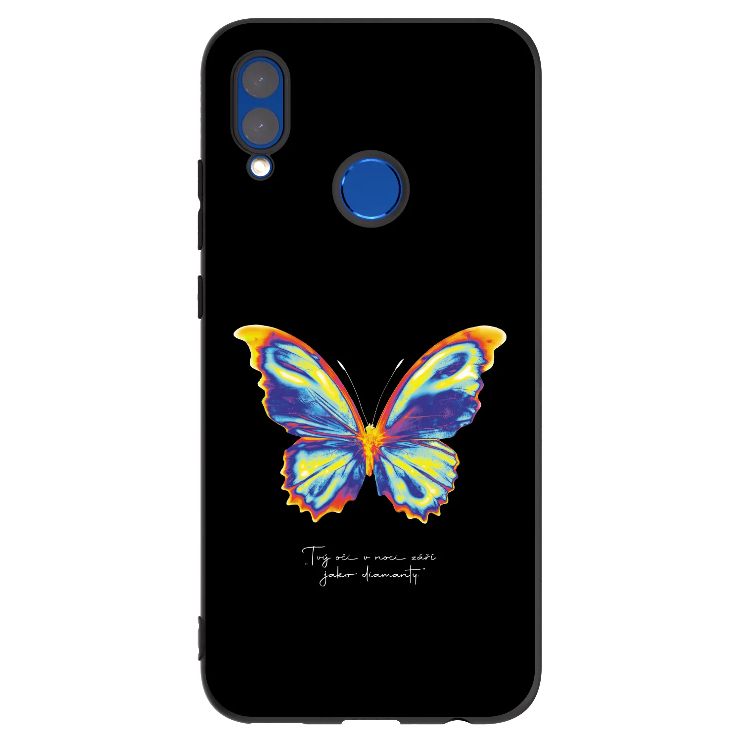 Picasee silikonový černý obal pro Huawei P Smart 2019 - Diamanty Black