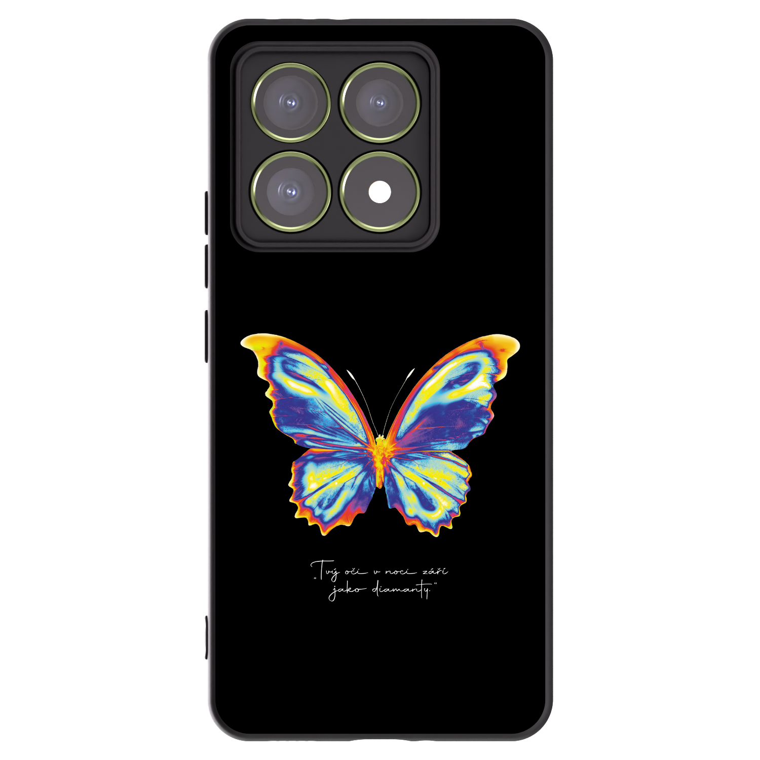 Picasee silikonový černý obal pro Xiaomi 14T - Diamanty Black