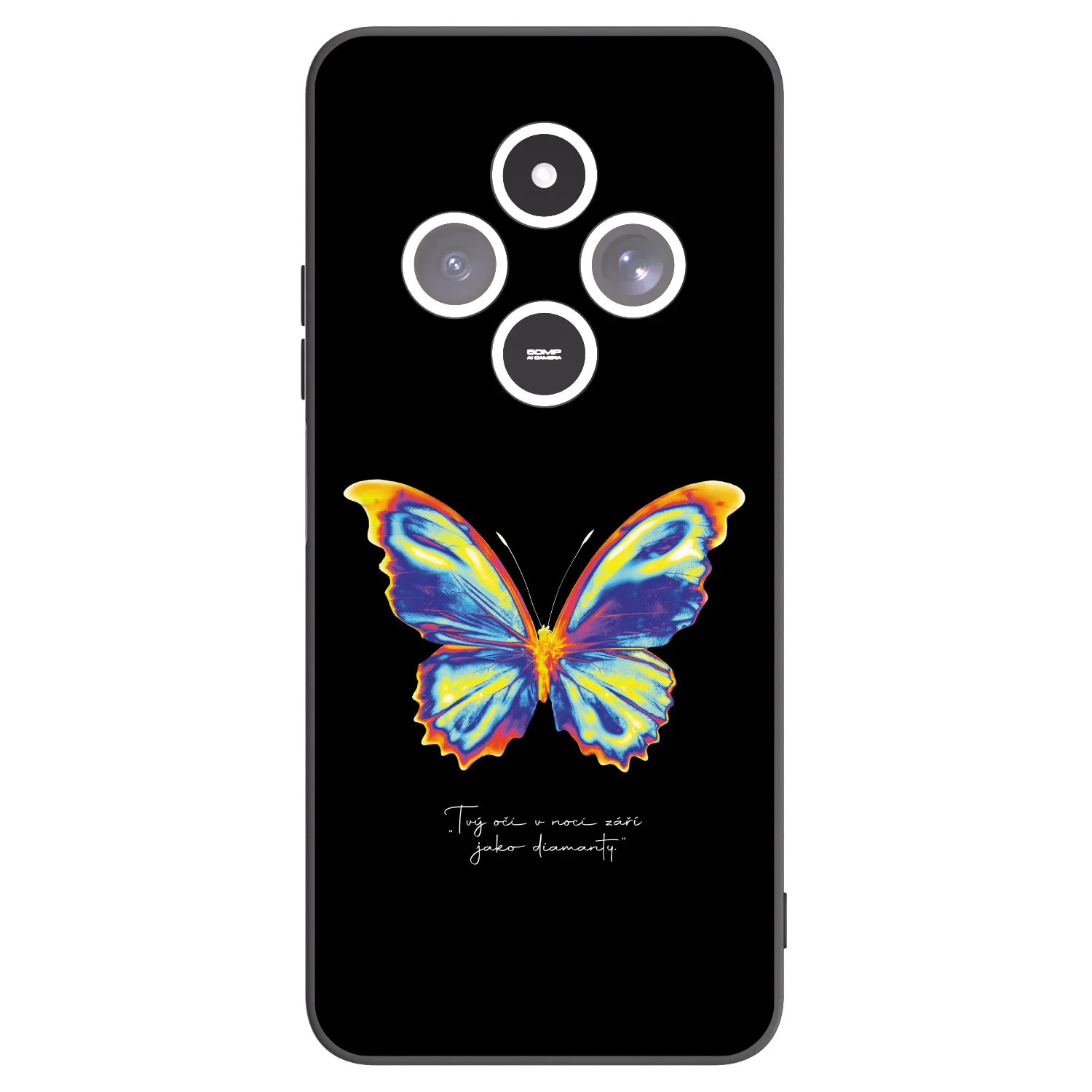 Picasee silikonový černý obal pro Xiaomi Redmi 14C - Diamanty Black