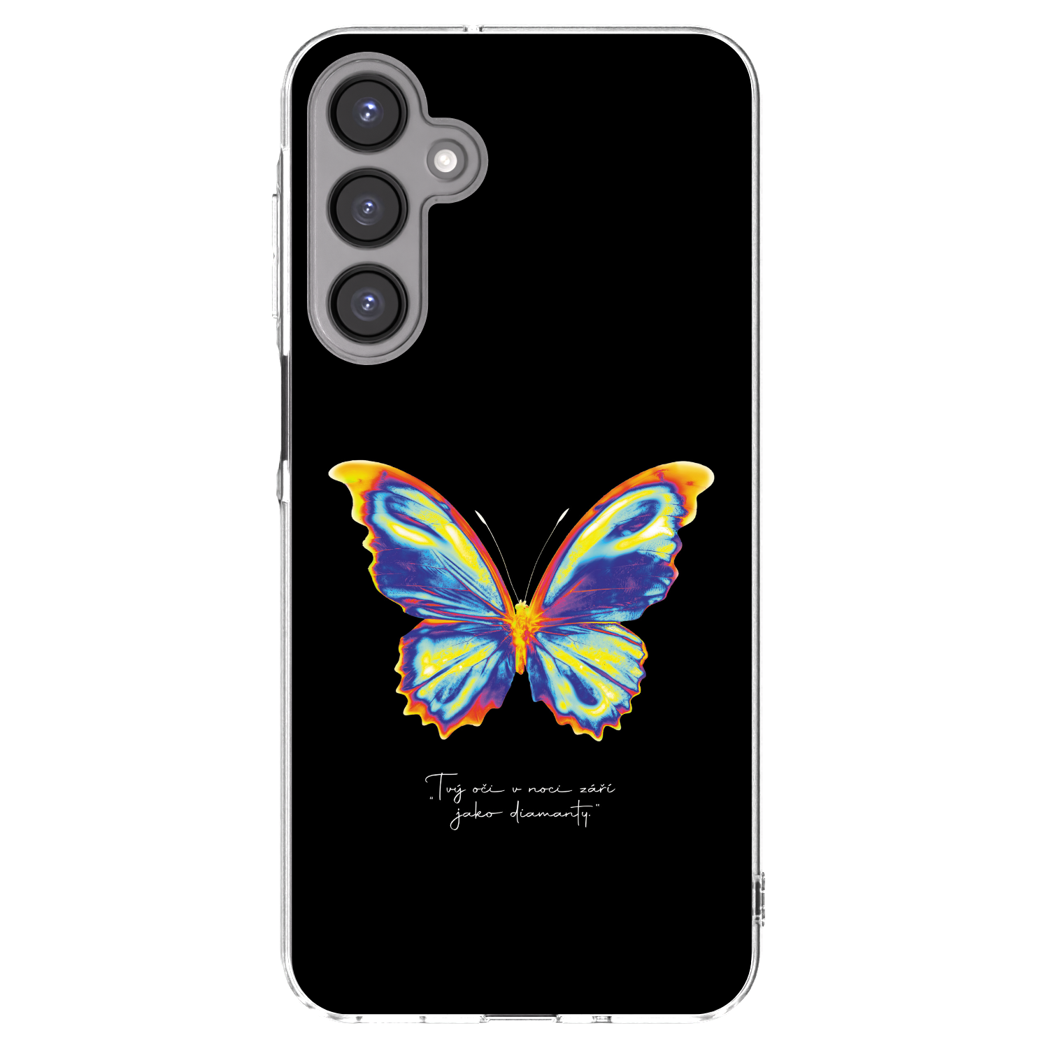 Picasee silikonový průhledný obal pro Samsung Galaxy A16 5G - Diamanty Black