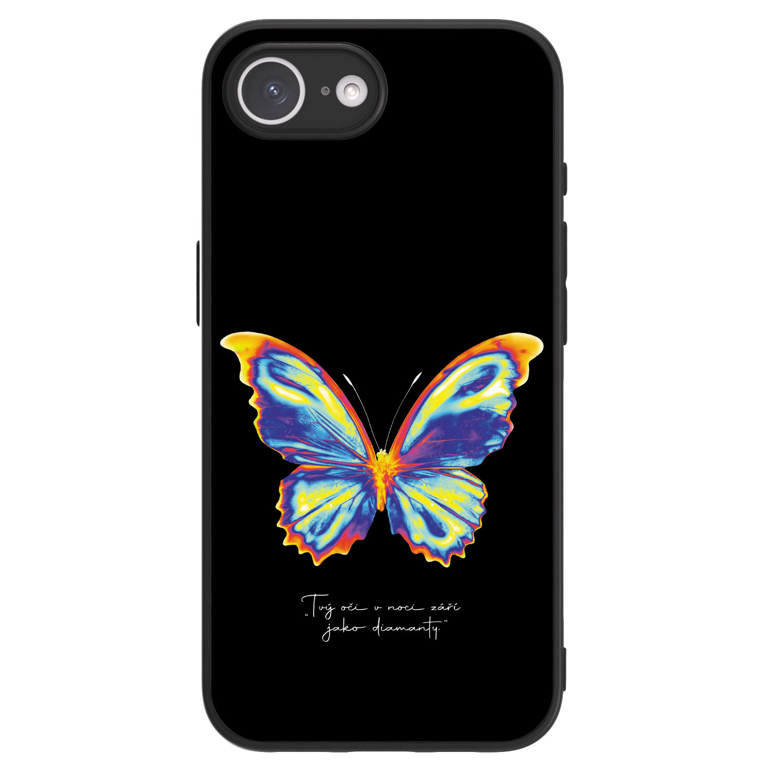 Picasee ULTIMATE CASE MagSafe pro Apple iPhone 16e - Diamanty Black