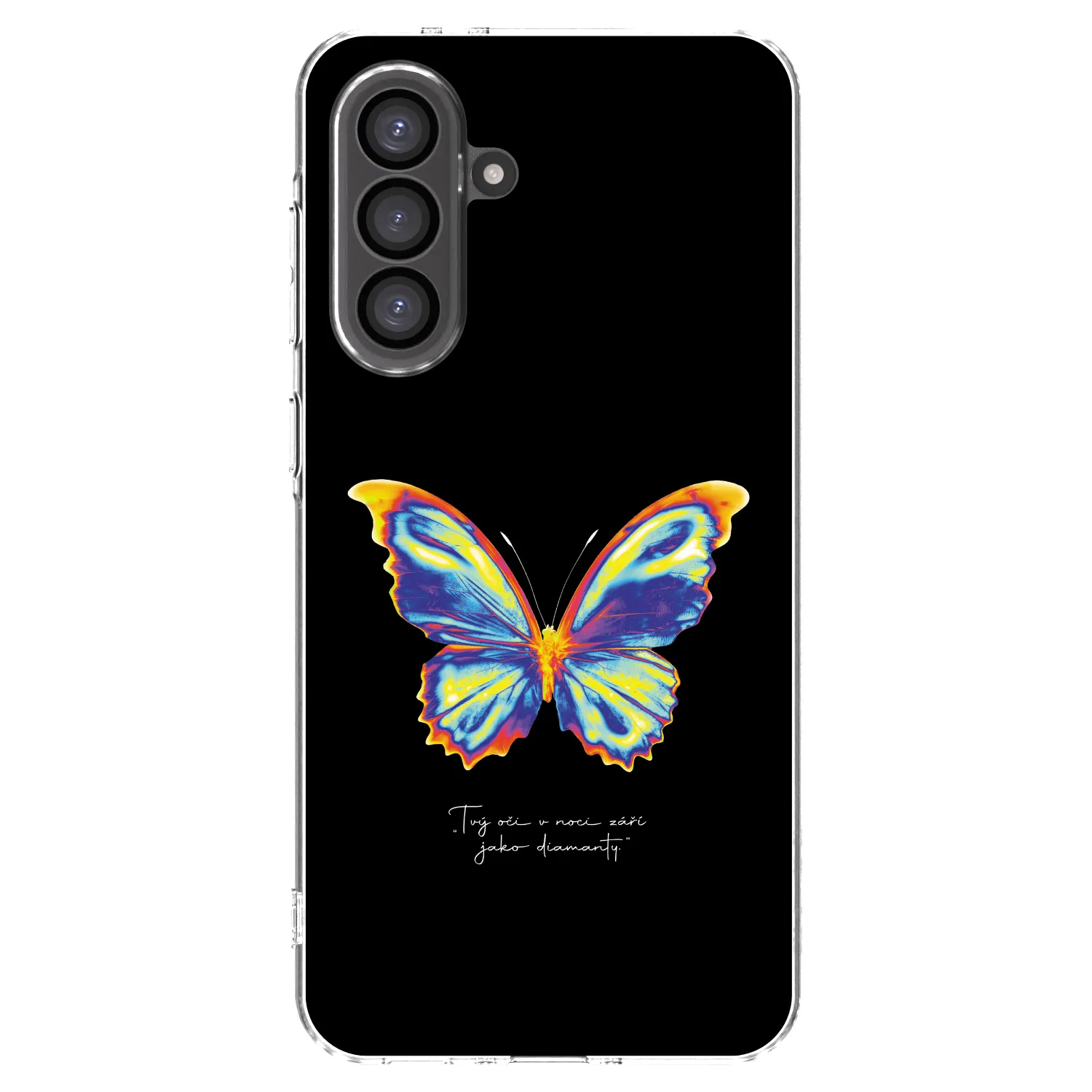 Picasee silikonový průhledný obal pro Samsung Galaxy A56 5G A566B - Diamanty Black