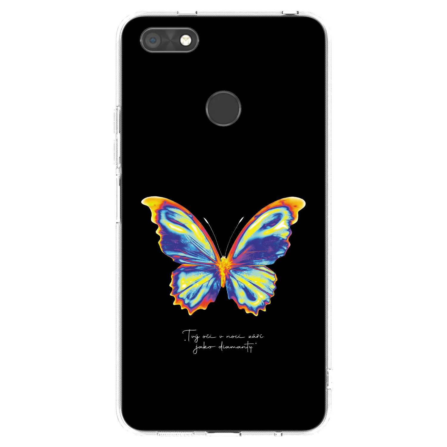 Picasee silikonový průhledný obal pro Huawei P9 Lite Mini - Diamanty Black