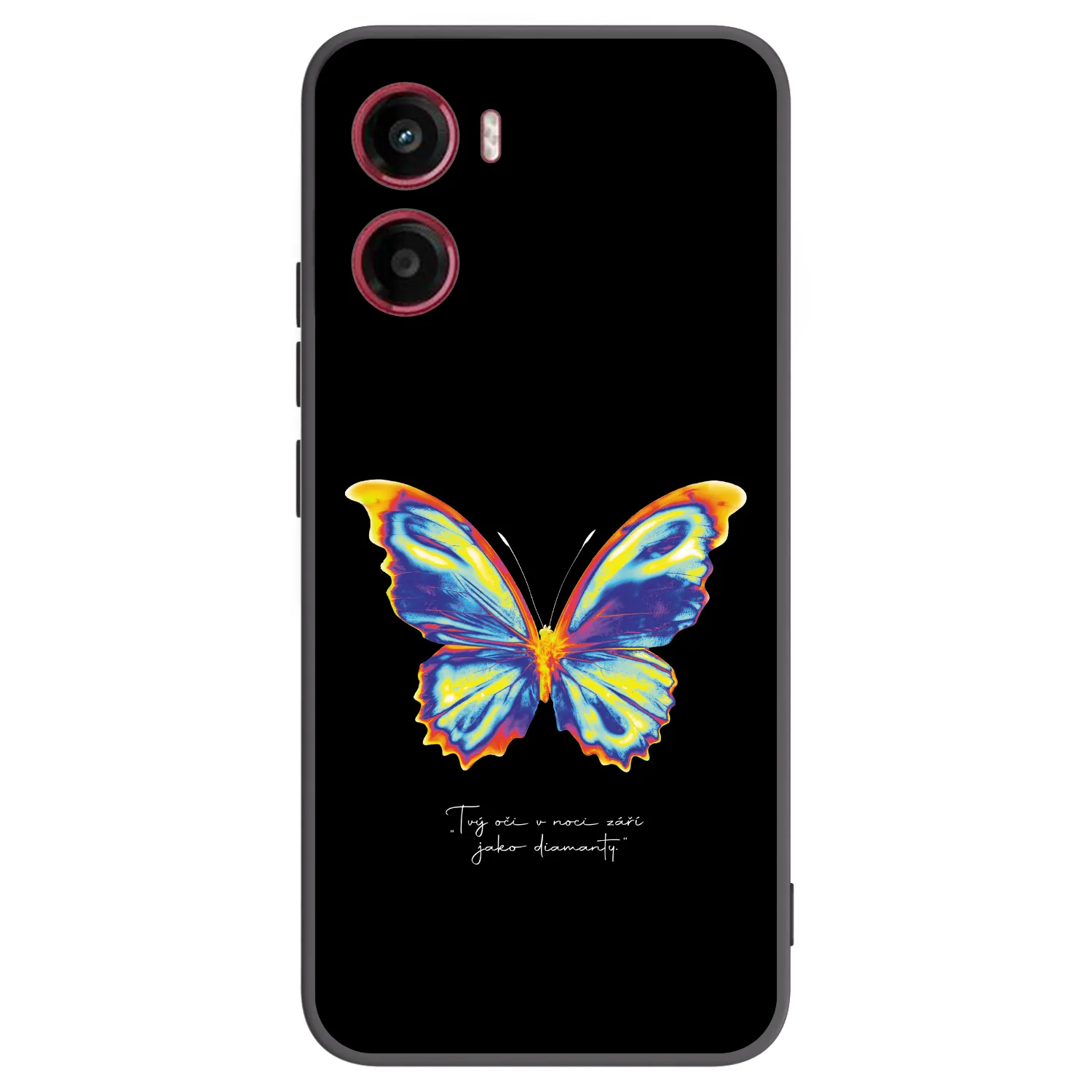 Picasee silikonový černý obal pro Motorola Moto G05 - Diamanty Black