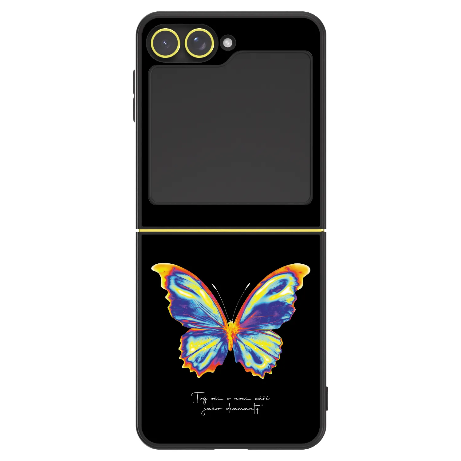 Picasee ULTIMATE CASE pro Samsung Galaxy Z Flip5 5G - Diamanty Black