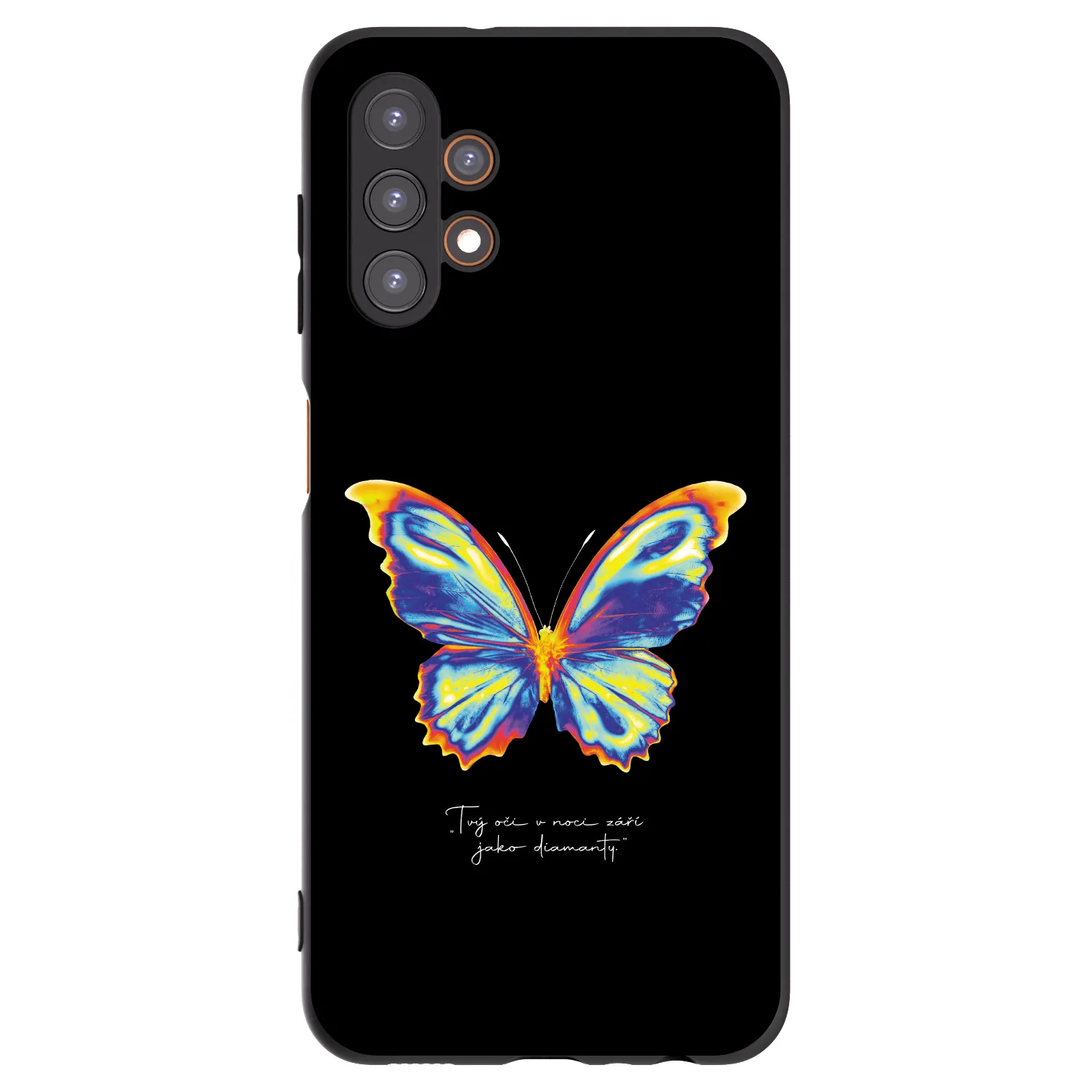 Picasee silikonový černý obal pro Samsung Galaxy A13 5G - Diamanty Black